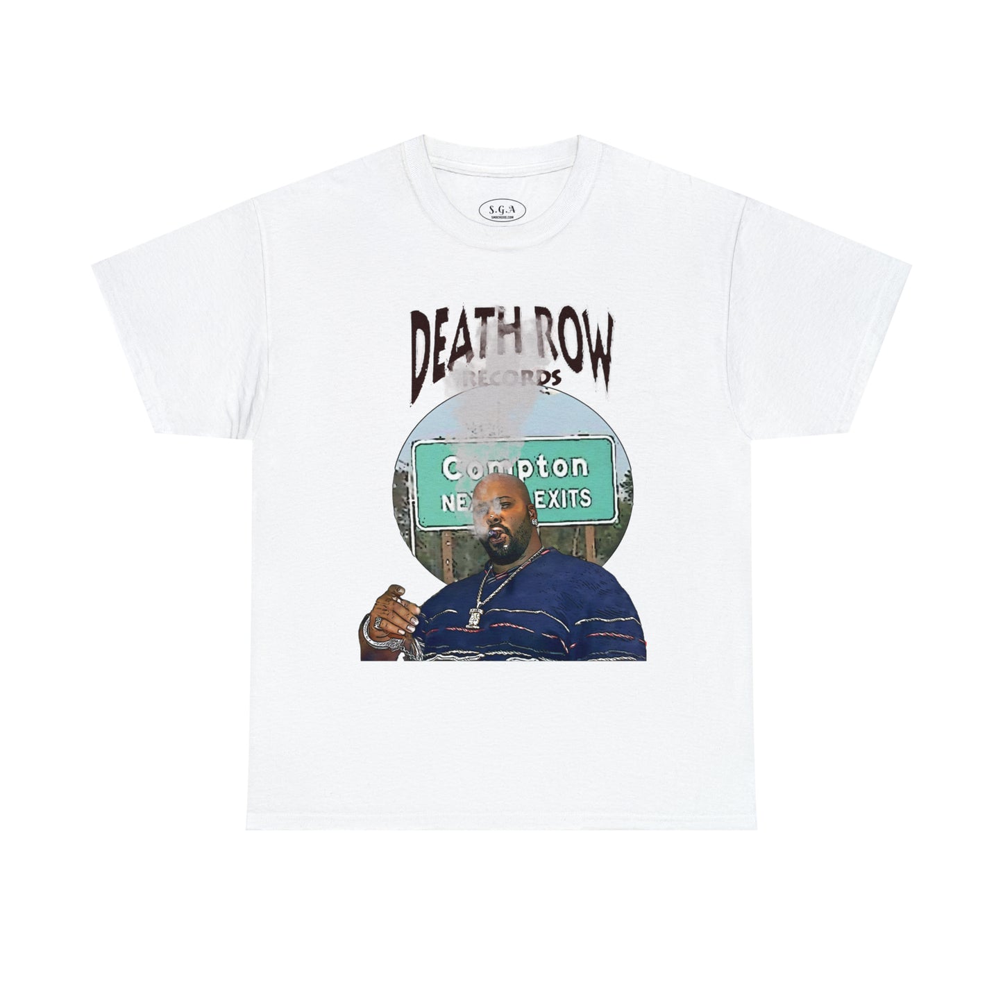 "Suge Knight graphic tee featuring iconic West Coast hip hop design" : Smack God Apparel