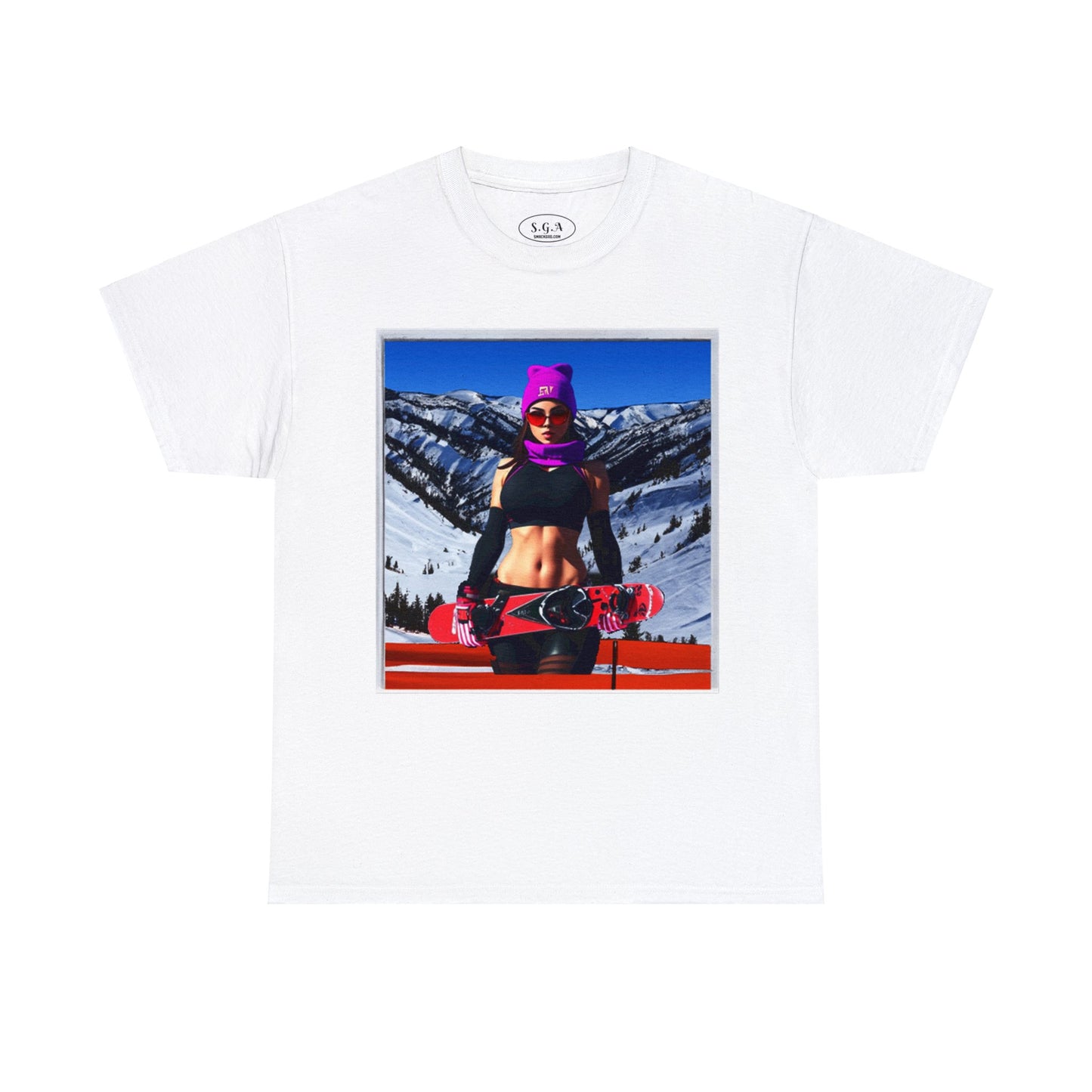 Snowboard Chick T Shirt