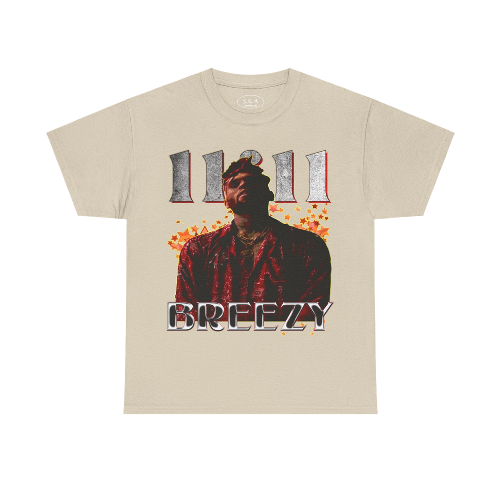 Chris Brown Inspired “Breezy” Graphic T-Shirt – R&B Streetwear Tee | Hip Hop Pop Culture Shirt | Smack God Apparel