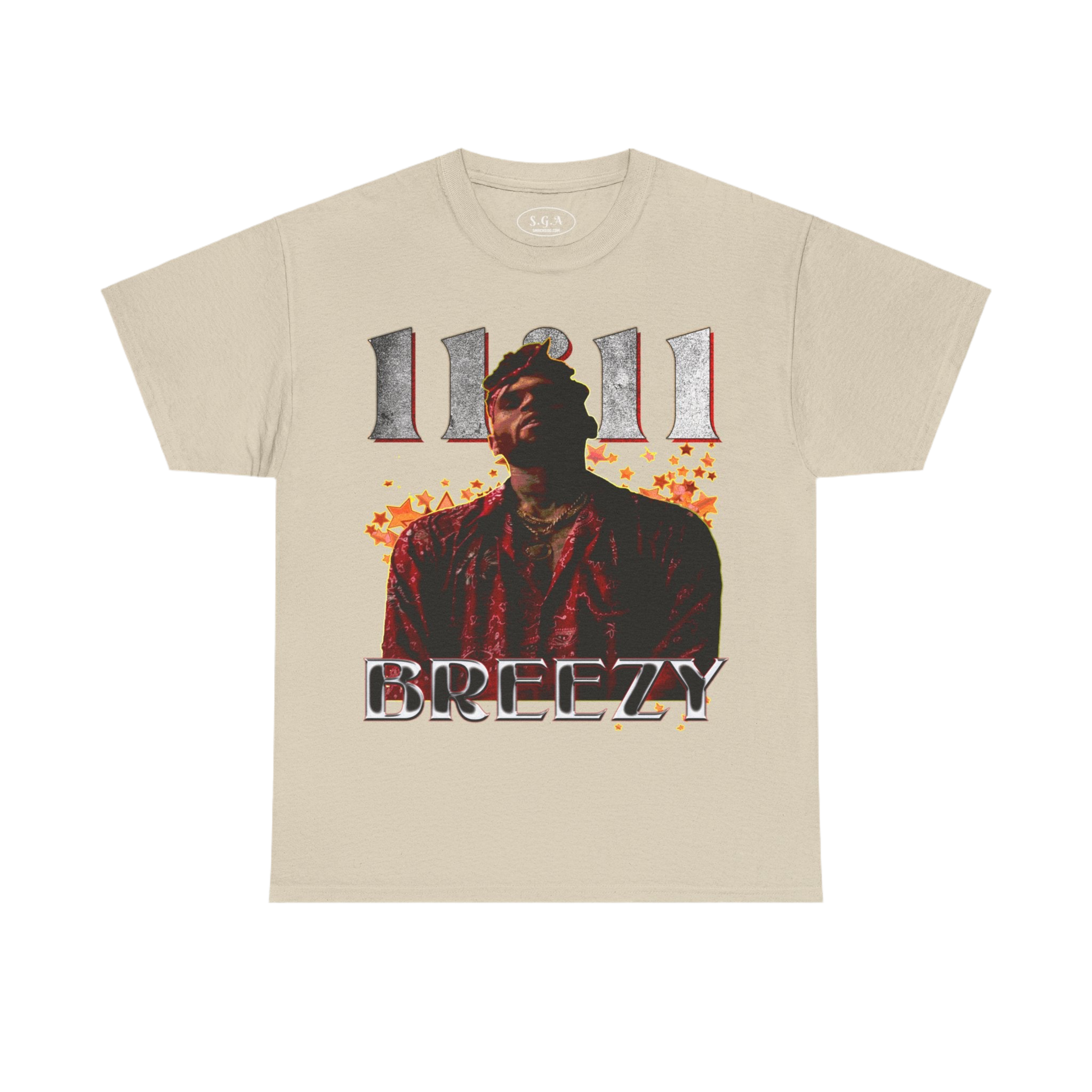 Chris Brown Inspired “Breezy” Graphic T-Shirt – R&B Streetwear Tee | Hip Hop Pop Culture Shirt | Smack God Apparel