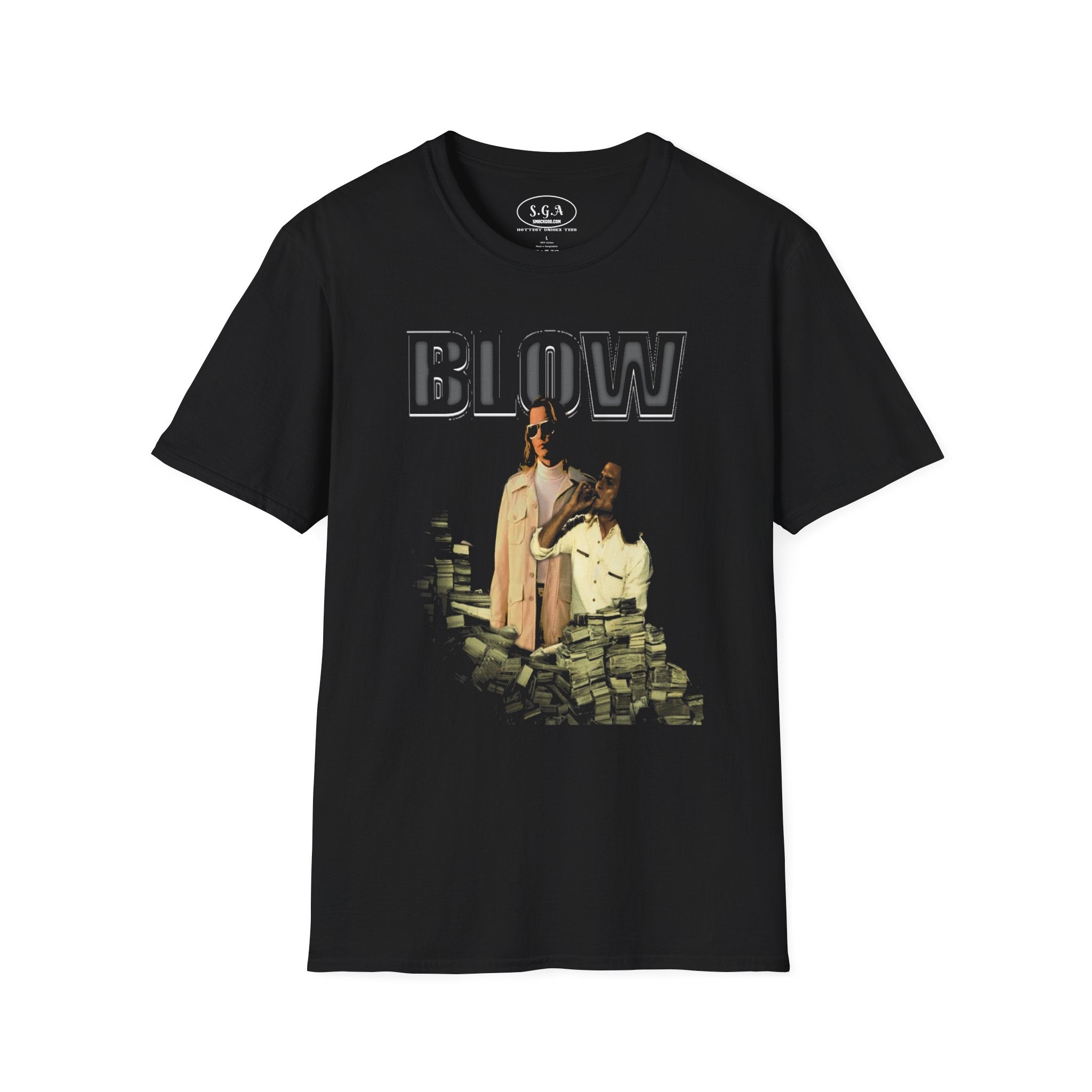 Blow George Jung Inspired T-Shirt – Johnny Depp  Graphic Tee | 90s Drug Empire Streetwear Shirt | Smack God Apparel