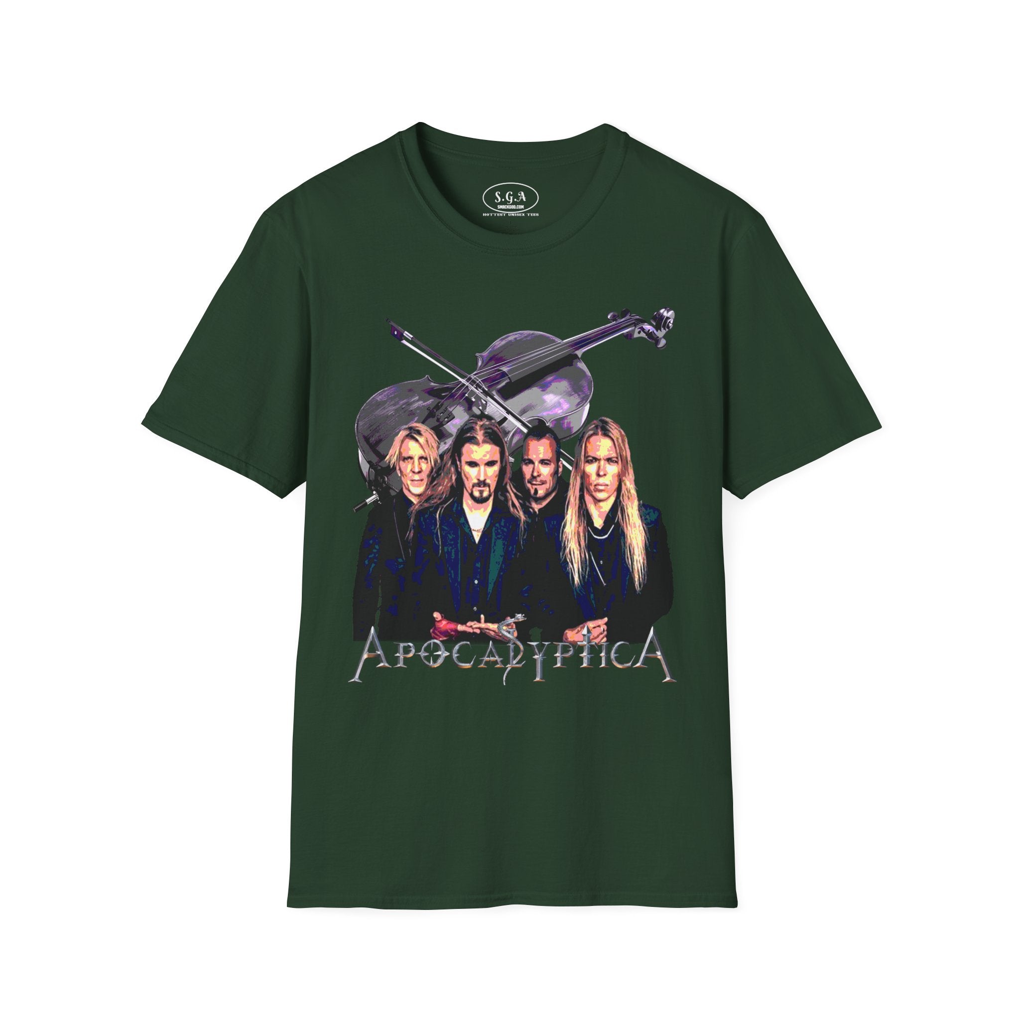 Apocalyptica Inspired T-Shirt – Heavy Metal Cello Rock Graphic Tee | Symphony Metal Band Shirt | Smack God Apparel