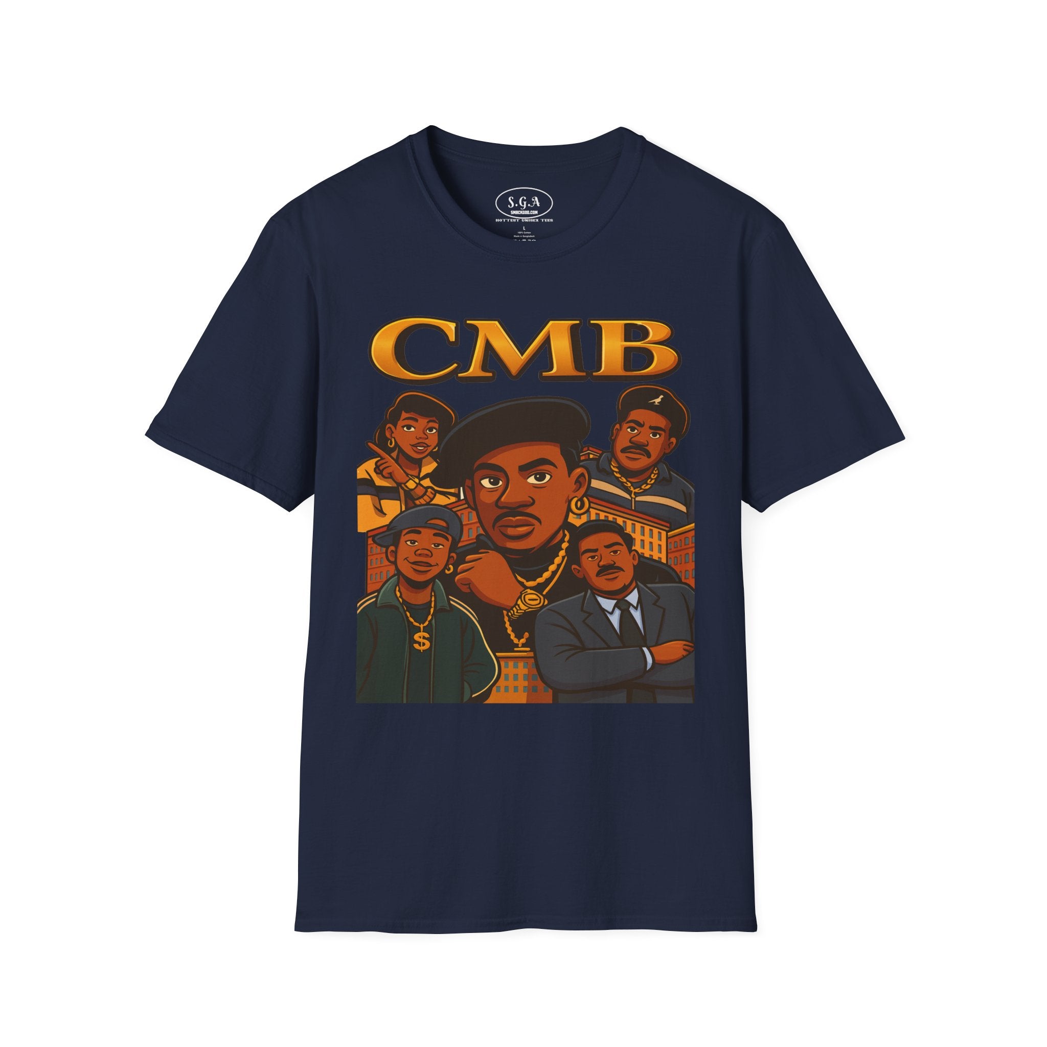 CMB New Jack City T-Shirt – Cash Money Brothers Vintage Streetwear Tee | 90s Hip Hop Graphic Shirt | Urban Culture Classic Tee | Smack God Apparel