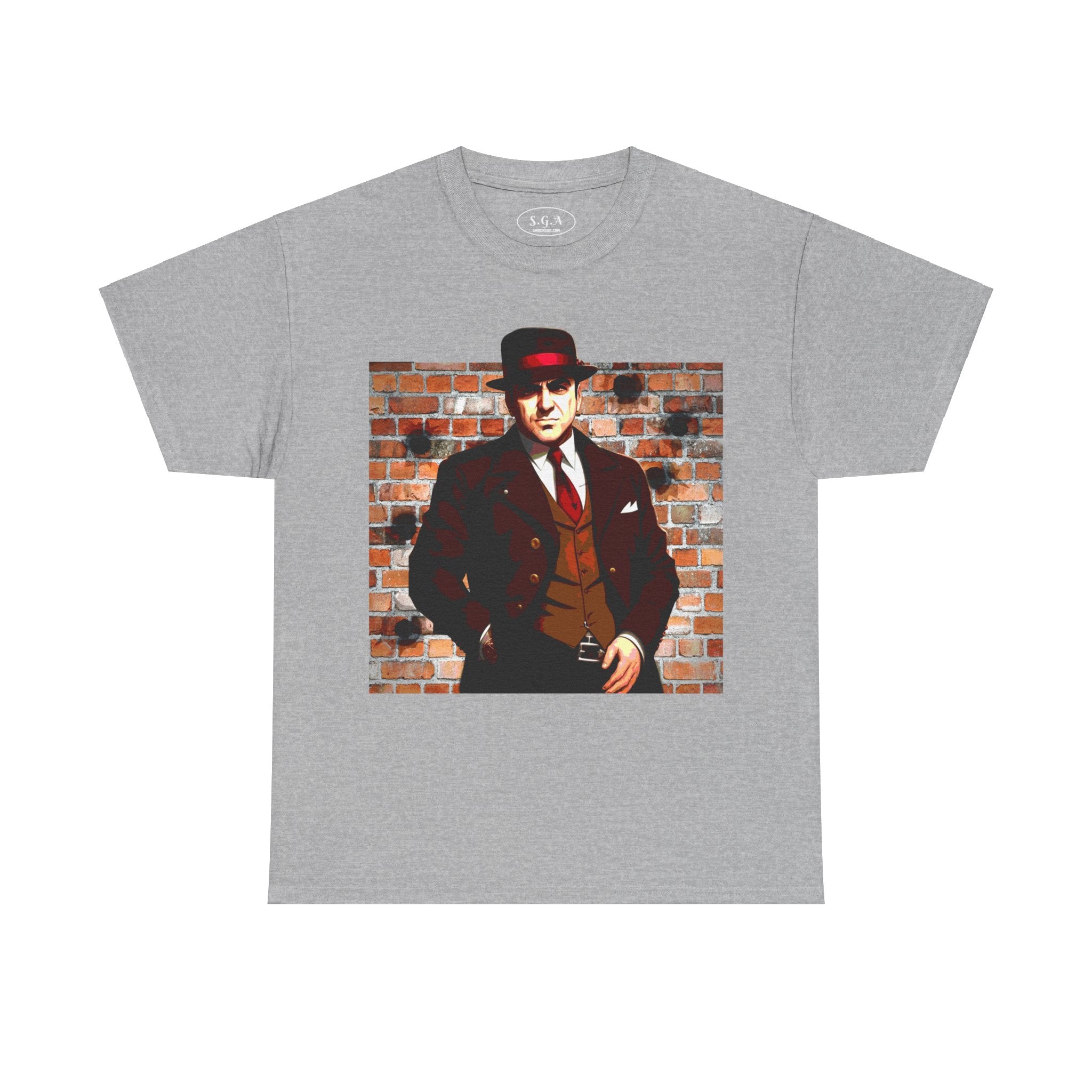 Al Capone T-Shirt – Smack God Apparel Gangster Graphic Tee | Vintage Mob Boss Streetwear Shirt | Classic Crime T-shirt