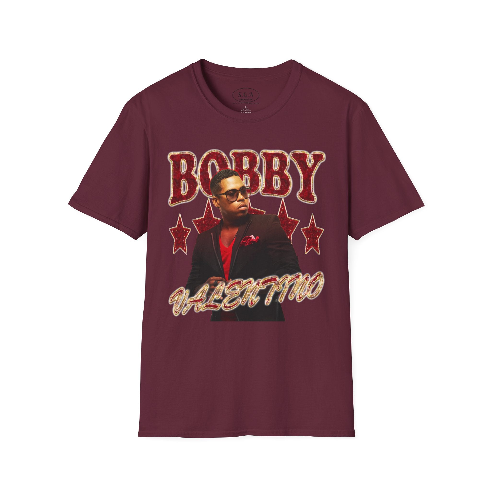 Bobby V Inspired T-Shirt – Smooth R&B Throwback Graphic Tee | 2000s R&B Vibes Shirt | Smack God Apparel