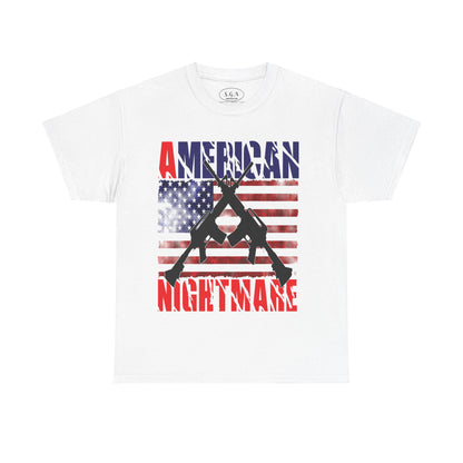 Alt Tag: "America Nightmare T-Shirt - Smack God Apparel"