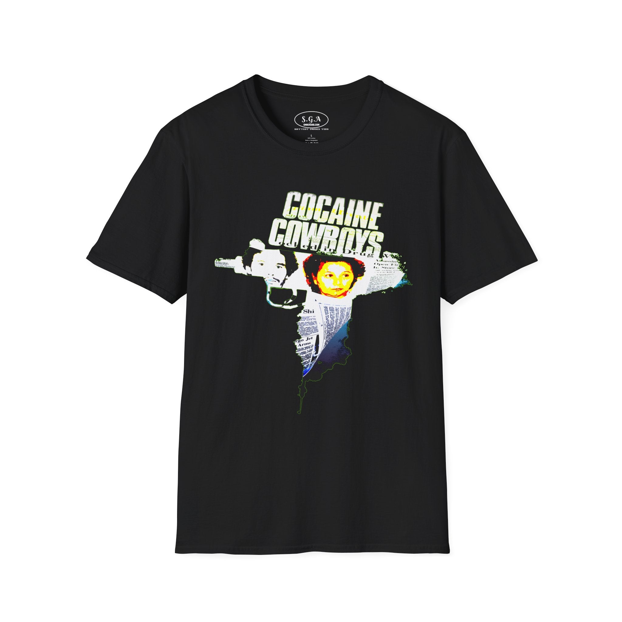 Cocaine Cowboys Griselda Blanco T-Shirt – Smack God Apparel Crime Documentary Graphic Tee | Miami Drug War Streetwear Shirt