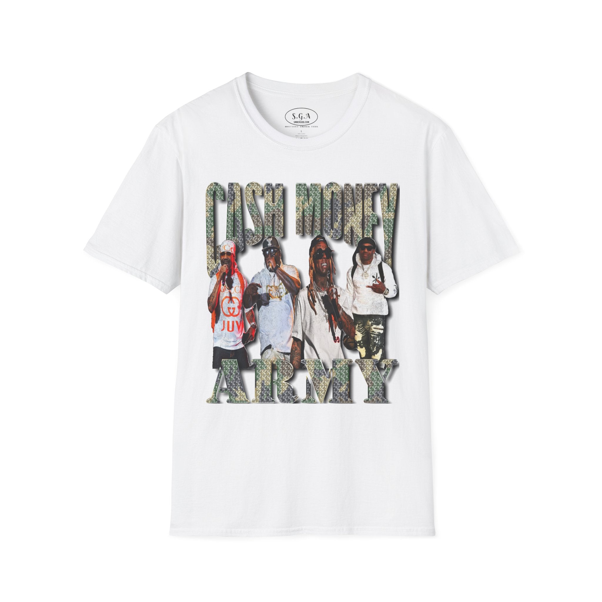 Cash Money Army T-Shirt | Smack God Apparel | Featuring Juvenile, B.G., Turk & Lil Wayne