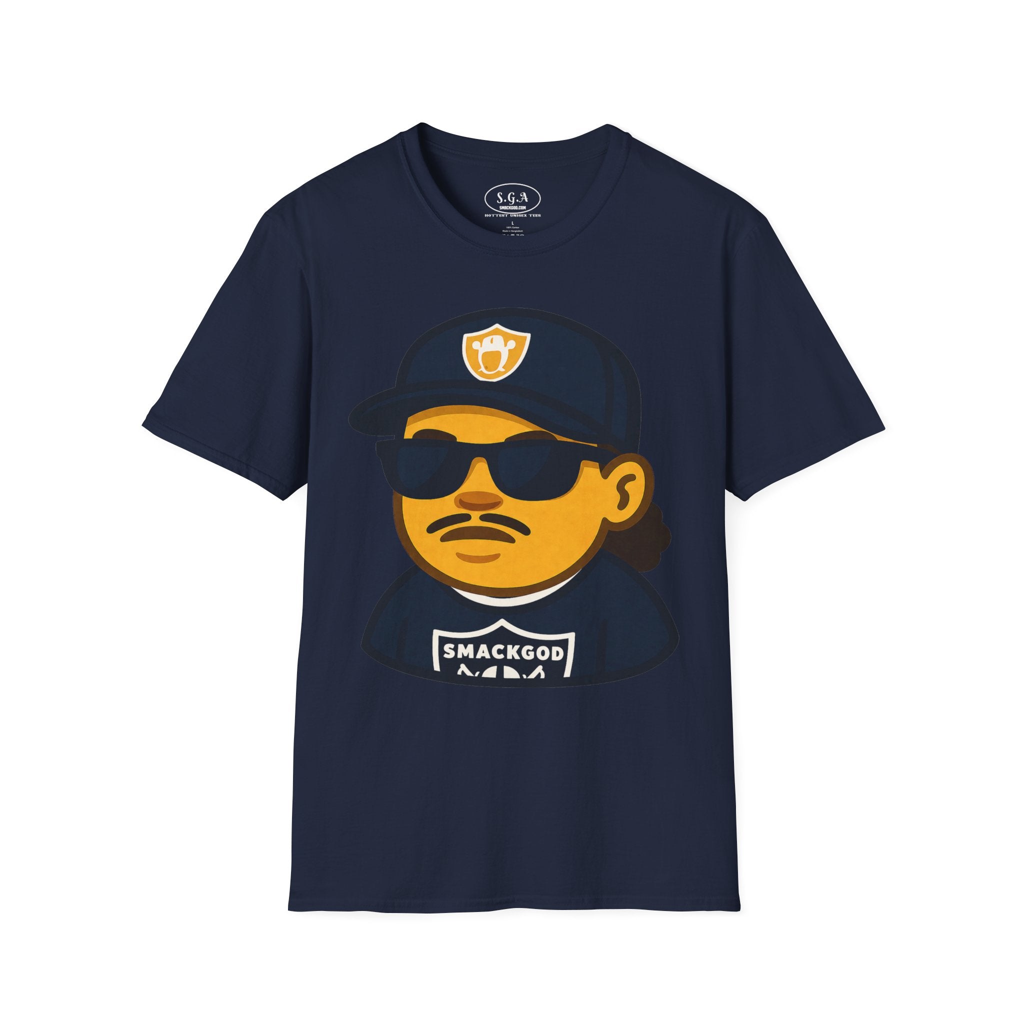 Smack God Apparel Urban Cartoon Logo Graphic T-Shirt – Streetwear Character Tee | SmackGod Icon Style Graphic Shirt