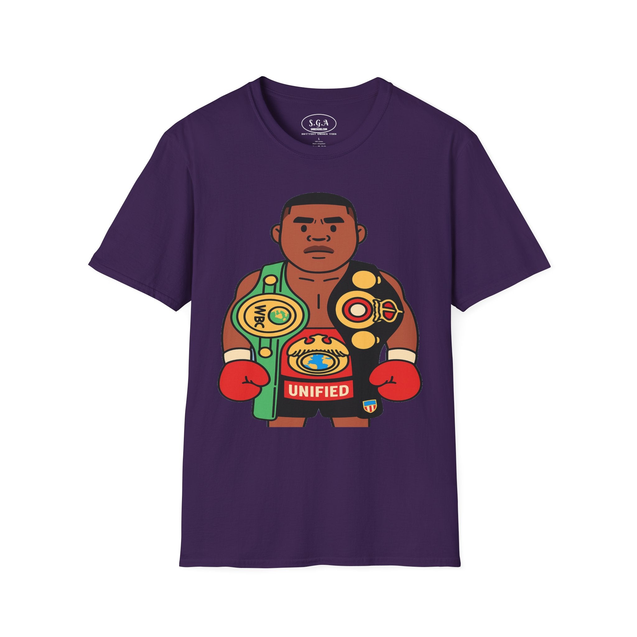 Iron Mike Inspired Boxing Champion T-Shirt – Cartoon Heavyweight Champ Tee | Boxing Streetwear Shirt | Smack God Apparel