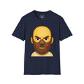 Horror Mask Graphic Shirt – Smack God Apparel | Creepy Villain Cartoon T-Shirt | Scary Movie Inspired Streetwear Tee