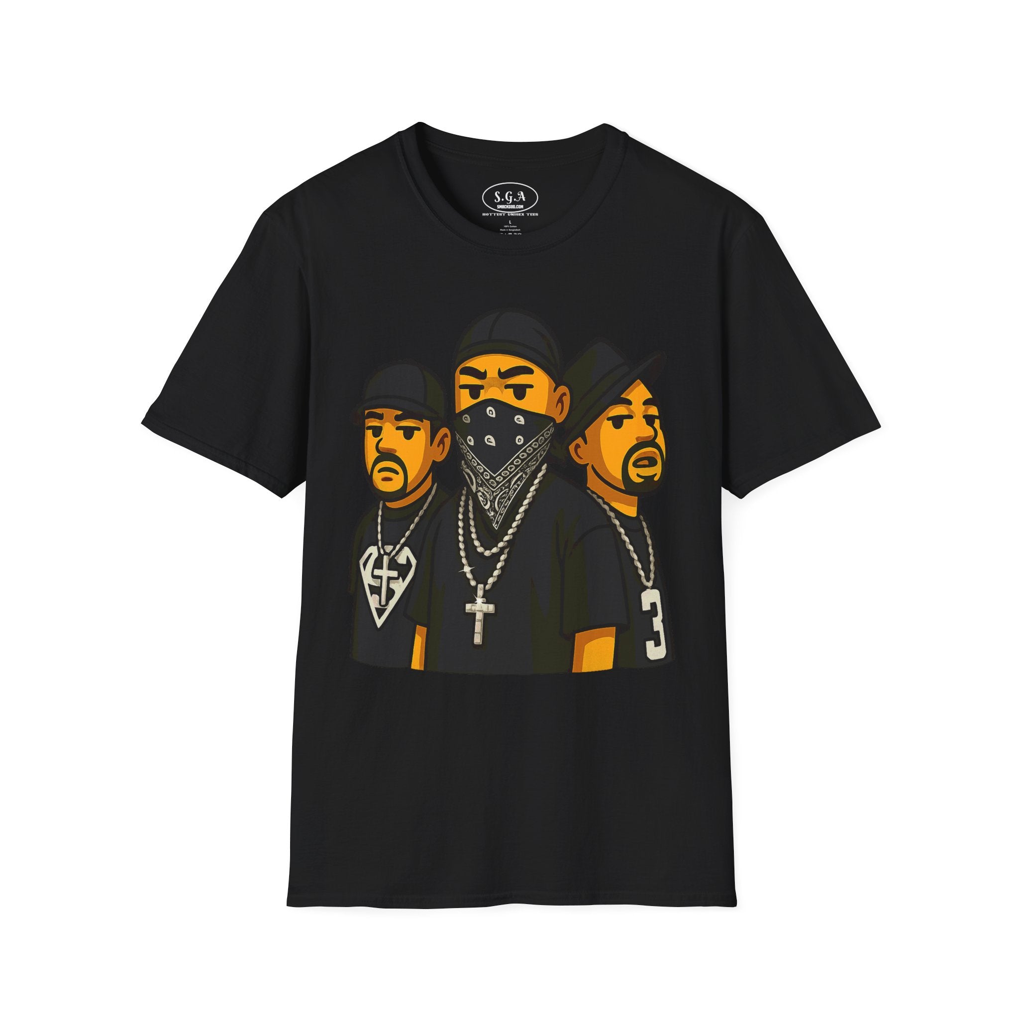 The Unit Streetwear Graphic T-Shirt – Urban Loyalty Cartoon Tee | Hip Hop Style Group Shirt | Smack God Apparel