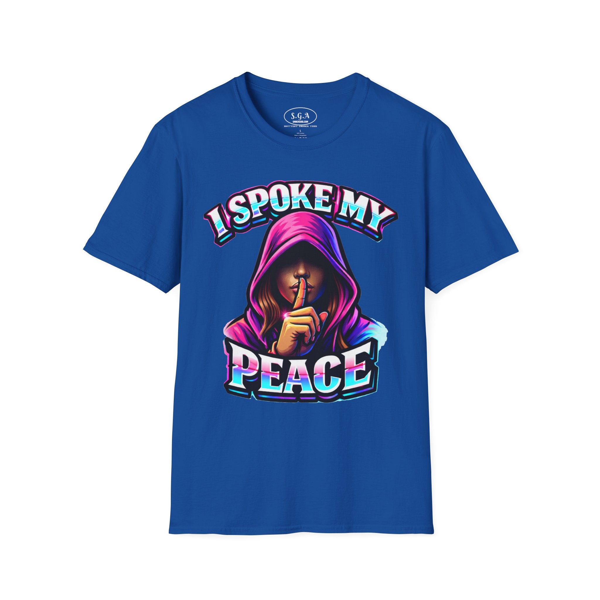 “I Spoke My Peace” Graphic T-Shirt – Bold Statement Streetwear Tee | Smack God Apparel