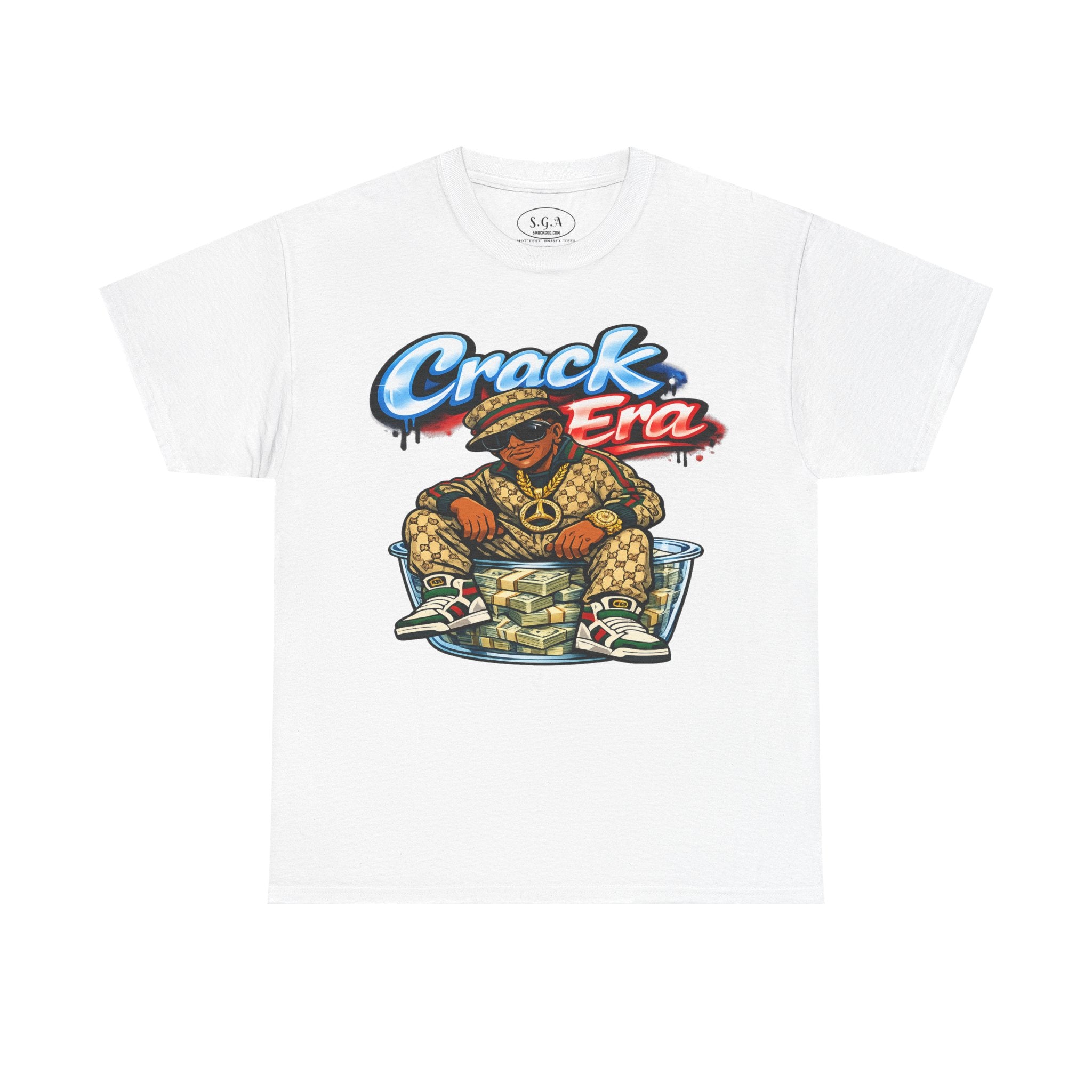 Crack Era Streetwear Shirt – Smack God Apparel | Retro Urban Graphic T-Shirt | Vintage Hip Hop Culture Tee