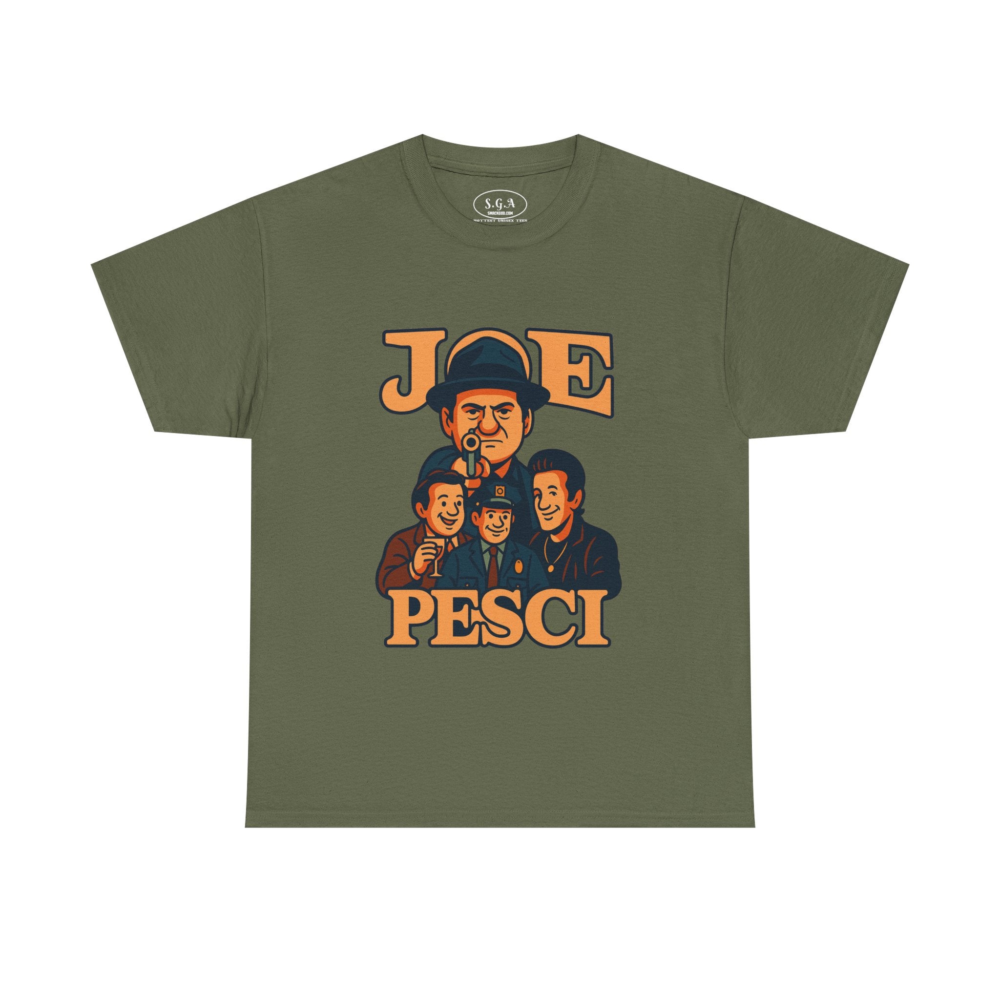 Joe Pesci Inspired Graphic T-Shirt – Classic  Movie Cartoon Tee | Gangster Film Streetwear | Smack God Apparel