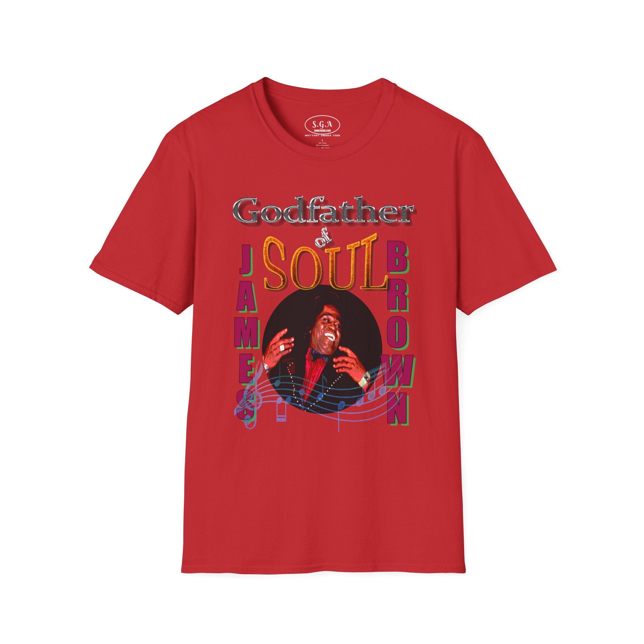 James Brown “Godfather of Soul” T-Shirt – Classic Funk Music Graphic Tee | Smack God Apparel Streetwear Shirt | Vintage Soul Legend Tee