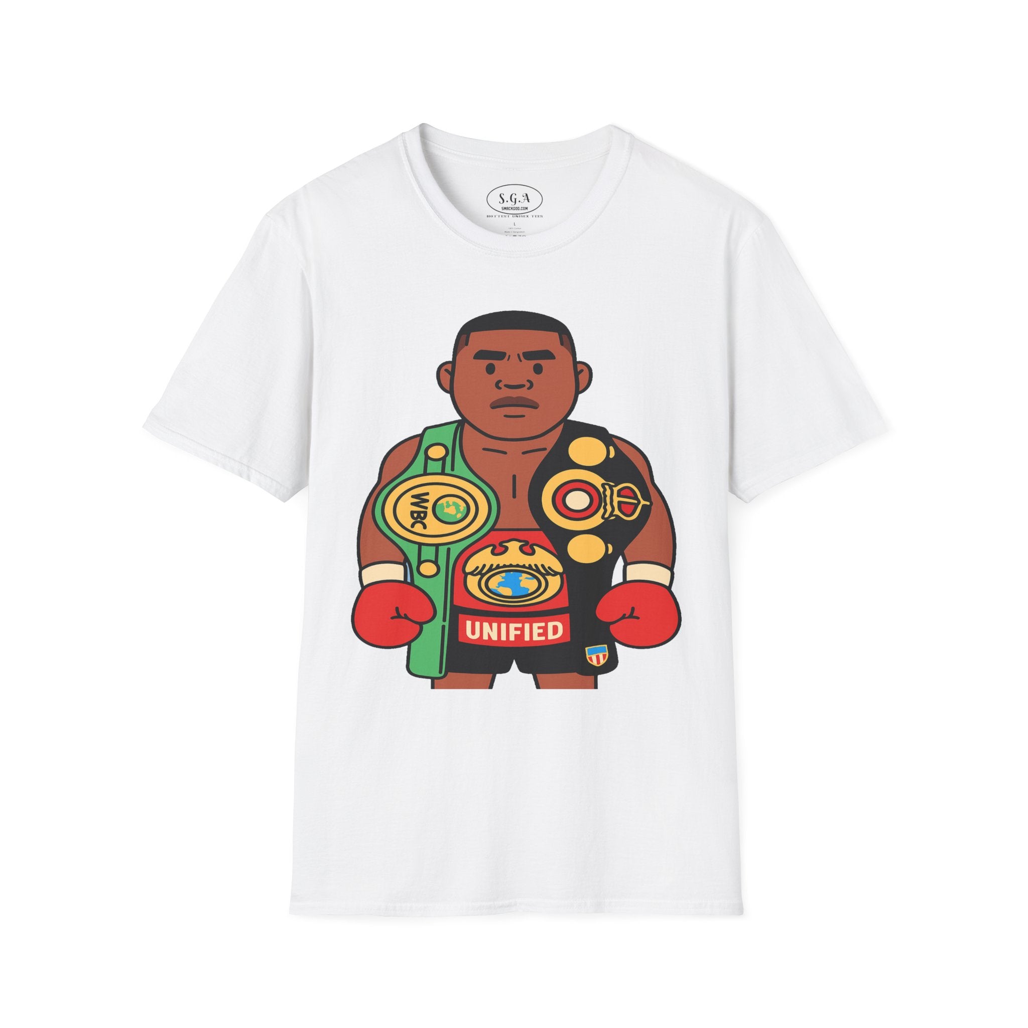 Iron Mike Inspired Boxing Champion T-Shirt – Cartoon Heavyweight Champ Tee | Boxing Streetwear Shirt | Smack God Apparel