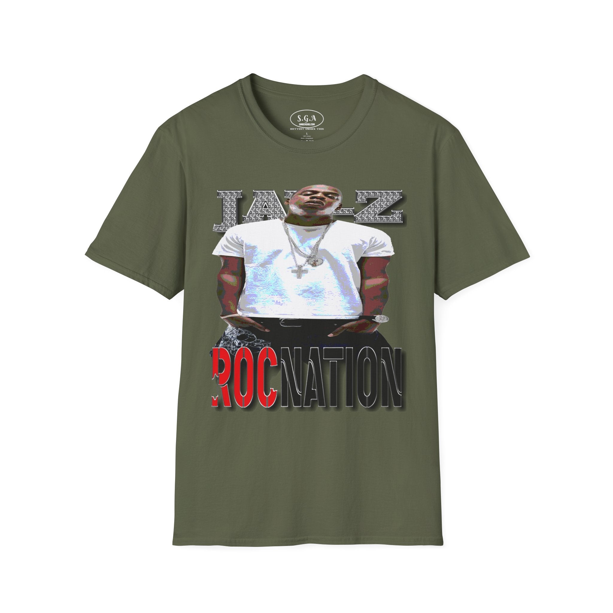 Jay-Z Roc Nation Inspired Graphic T-Shirt – Hip Hop Streetwear Tee | Rap Culture Shirt | Smack God Apparel