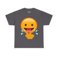 Smack God Apparel “Wild Emoji Vibes” Graphic T-Shirt – Funny Tongue Out Emoji Tee | Viral Meme Streetwear Shirt | Urban Humor Graphic Tee