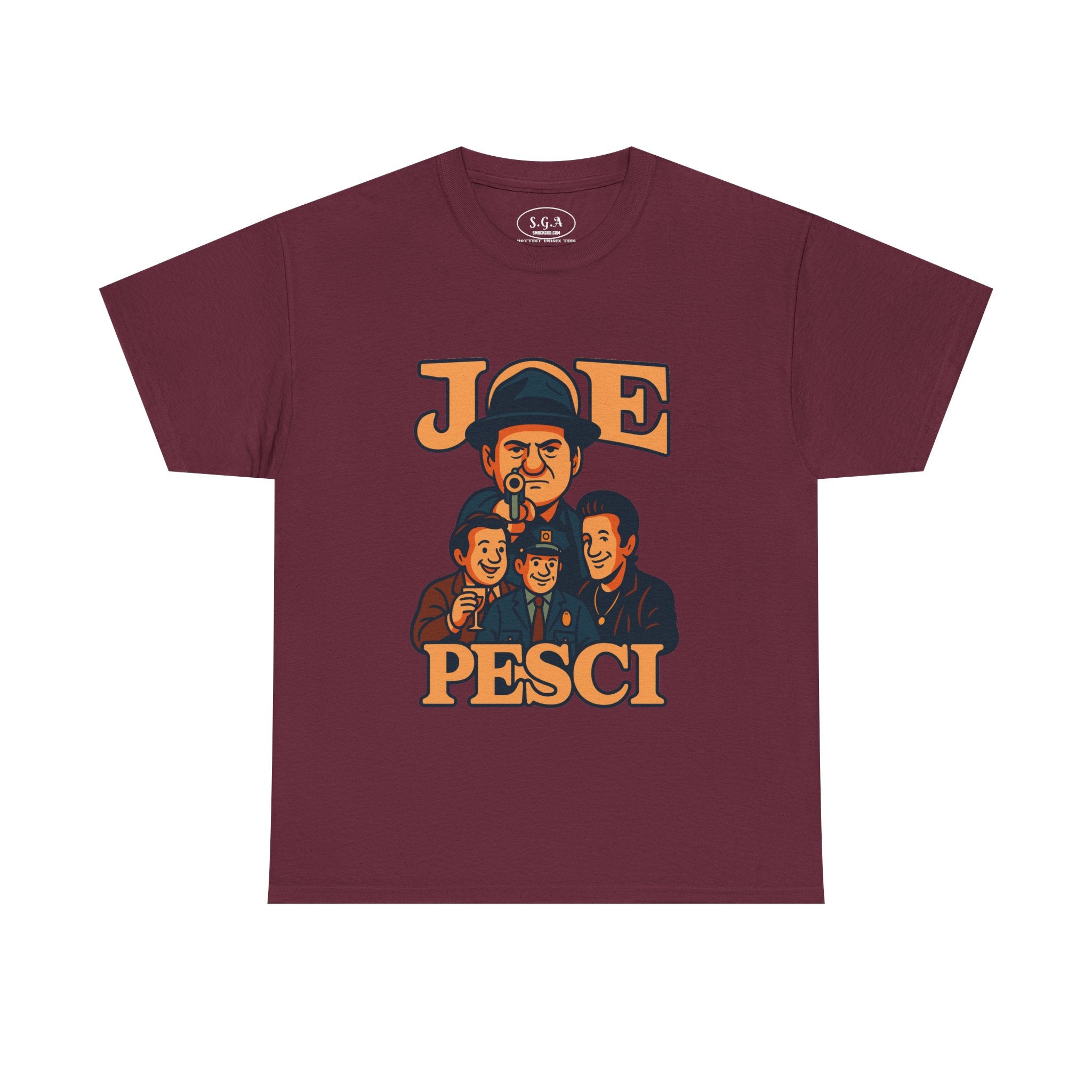 Joe Pesci Inspired Graphic T-Shirt – Classic  Movie Cartoon Tee | Gangster Film Streetwear | Smack God Apparel