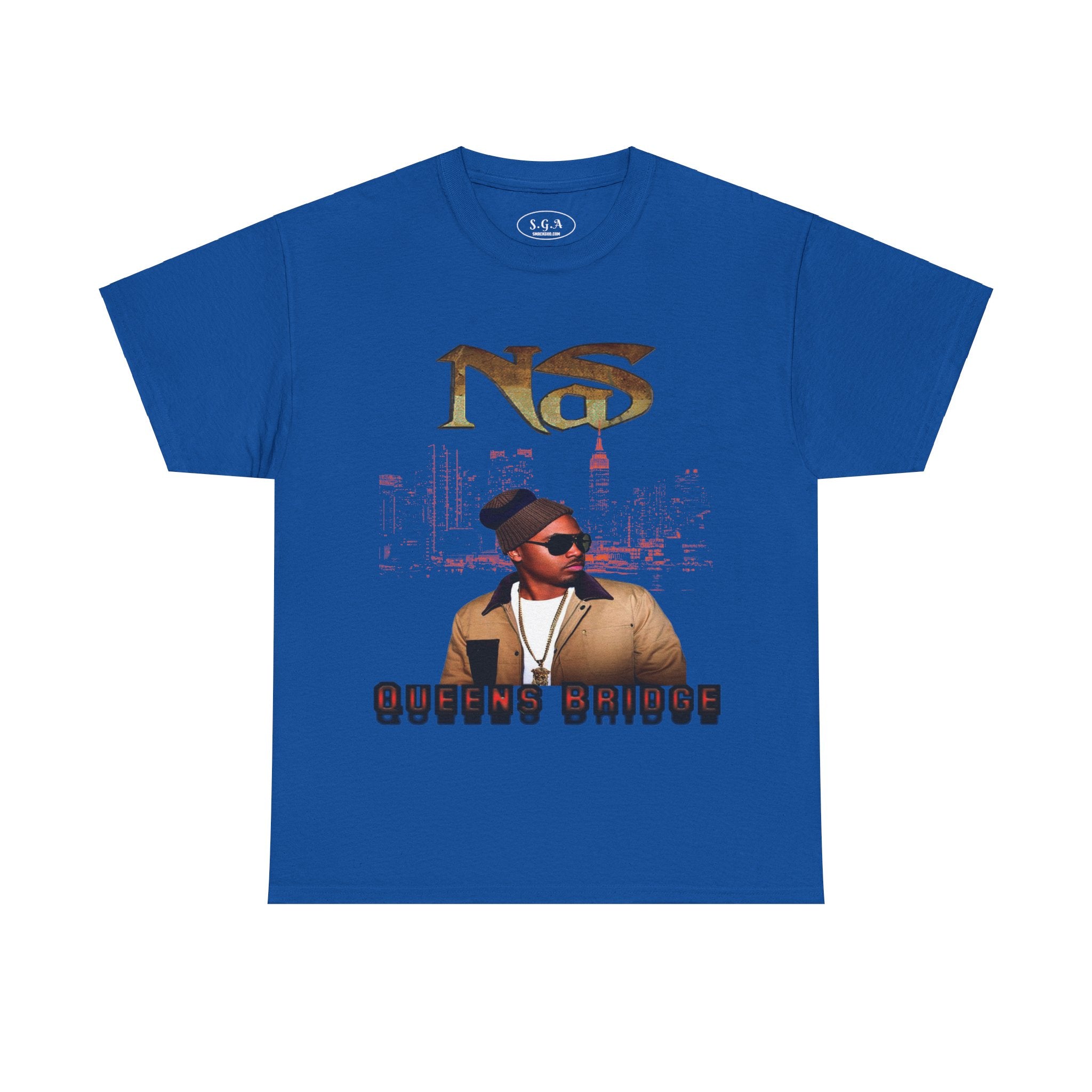 Nas Inspired Queens Bridge T-Shirt – Hip Hop Legend Graphic Tee | NYC Streetwear Shirt | Smack God Apparel