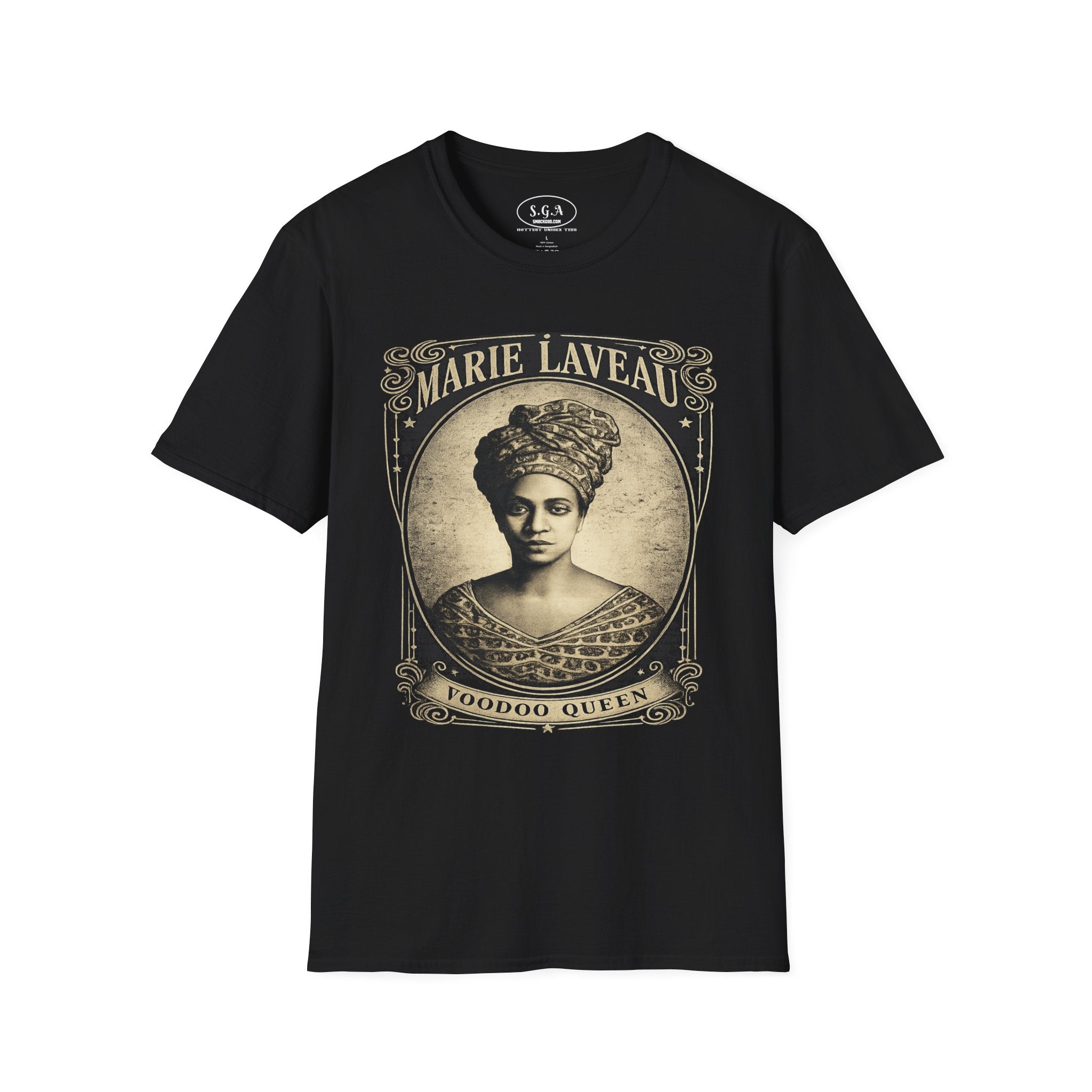 Marie Laveau Voodoo Queen T-Shirt – Smack God Apparel New Orleans Graphic Tee | Louisiana Hoodoo Streetwear Shirt | Spiritual Culture TShirt