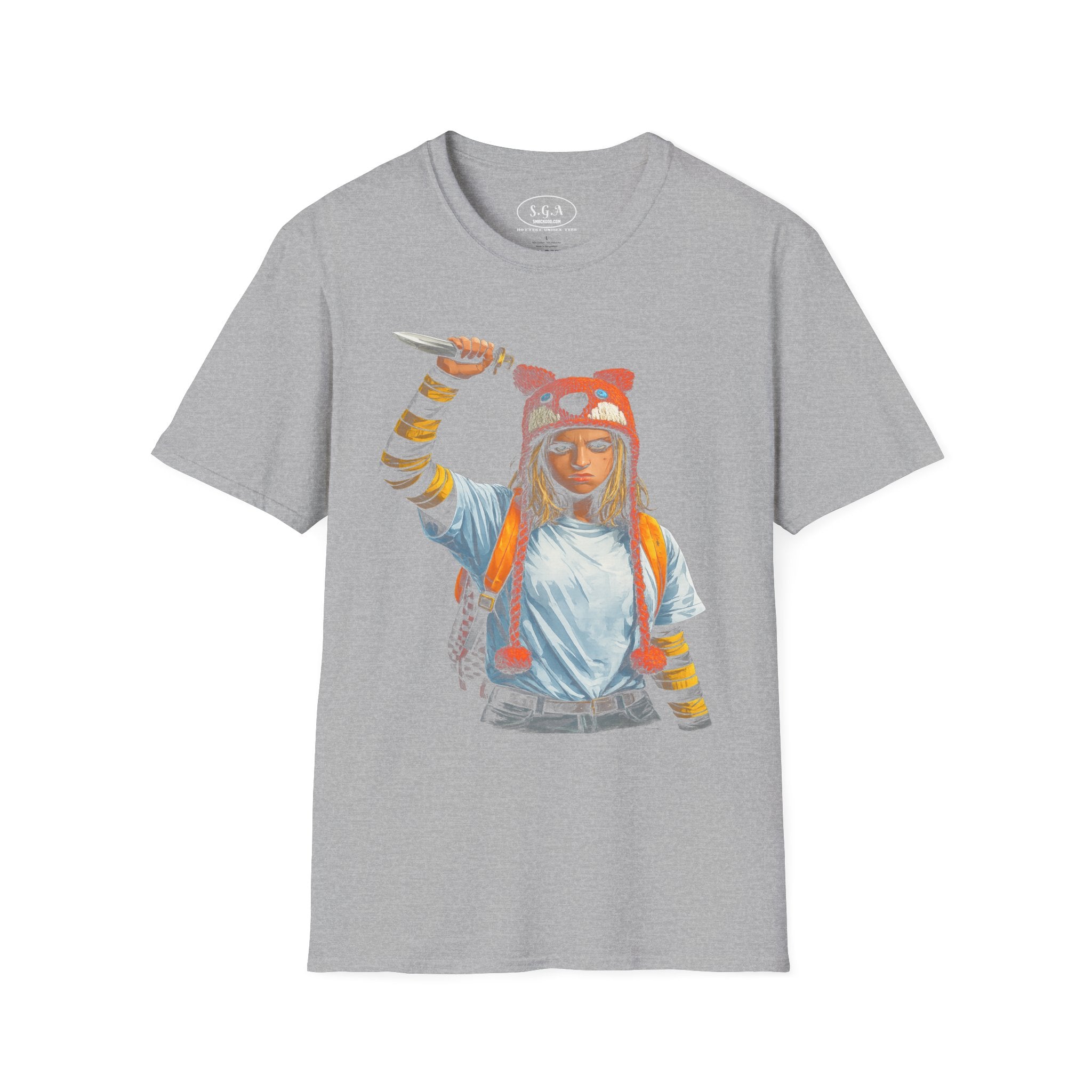 Smack God Apparel Becky-Inspired Survival Girl Graphic T-Shirt – Thriller Movie Style Streetwear Tee | Bold Horror-Inspired Graphic Shirt