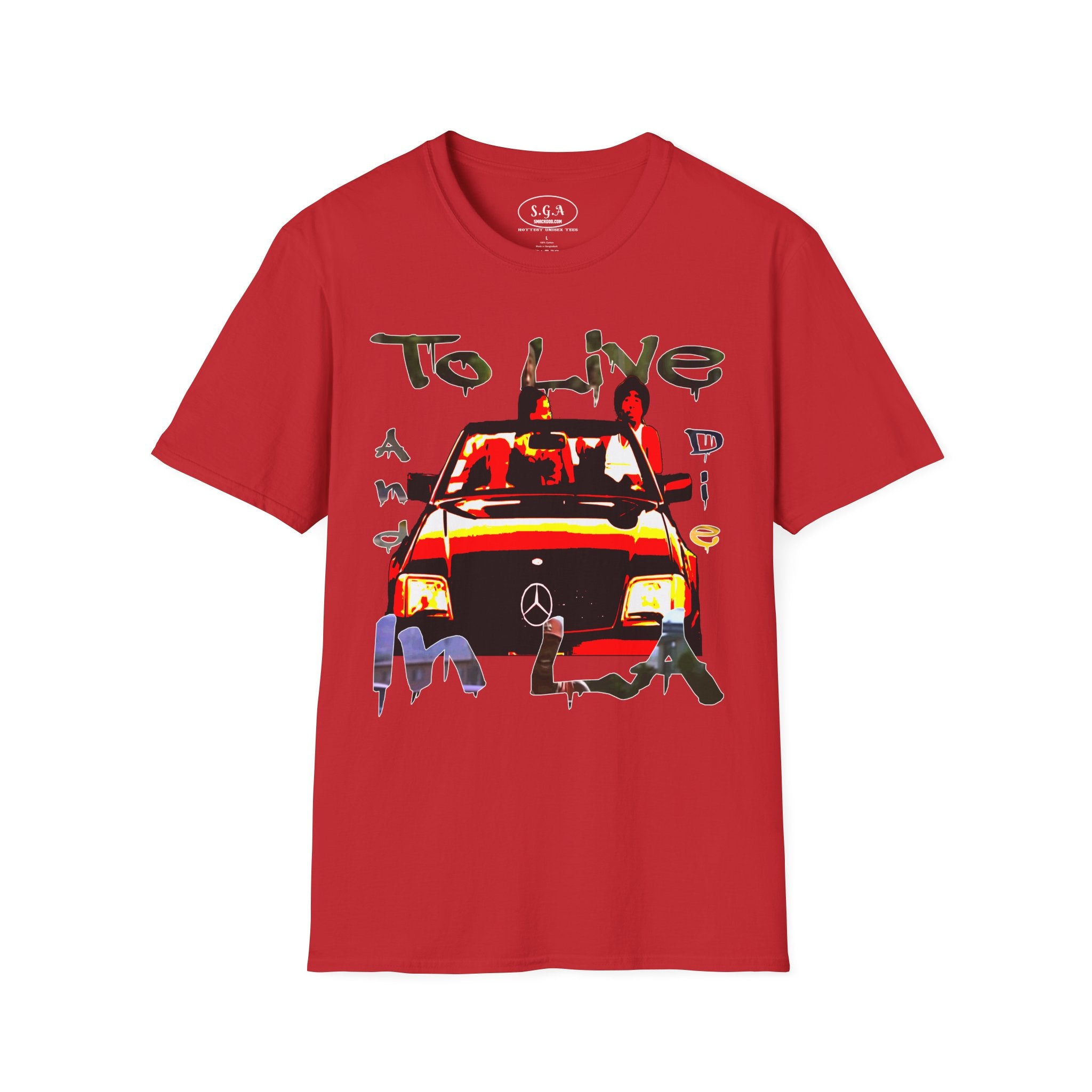 To Live and Die in LA T-Shirt – West Coast Hip Hop Graphic Tee | Los Angeles Streetwear Shirt | Smack God Apparel