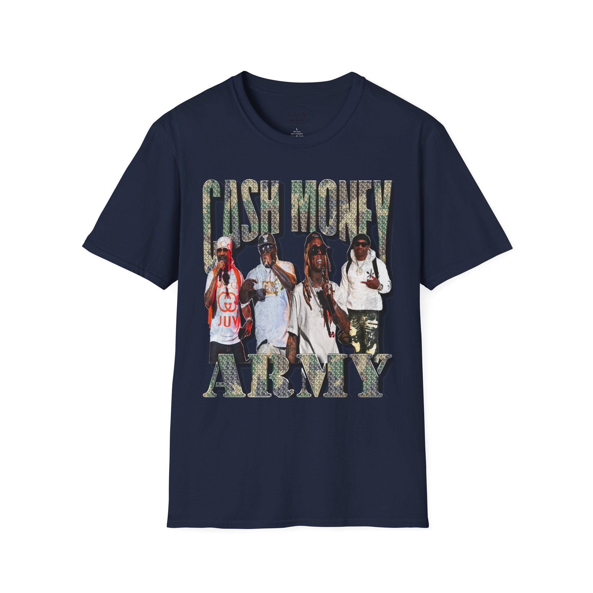 Cash Money Army T-Shirt | Smack God Apparel | Featuring Juvenile, B.G., Turk & Lil Wayne