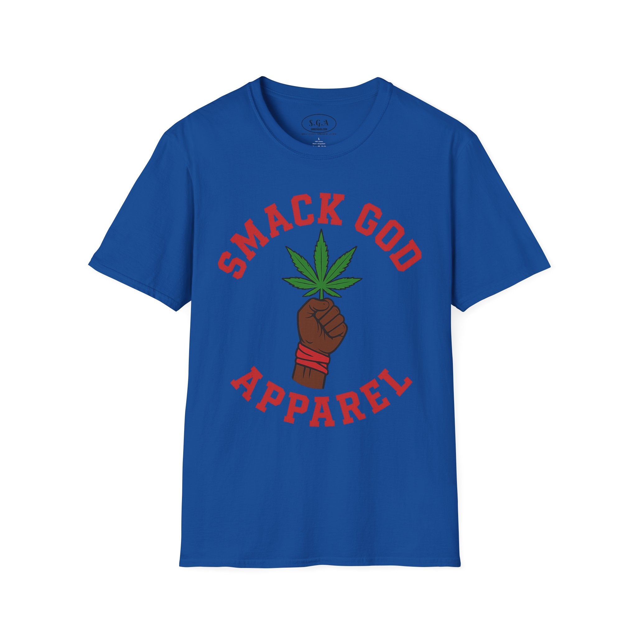 Smack God Weed Graphic T-Shirt – Cannabis Streetwear Tee | 420 Lifestyle Marijuana Shirt | Smack God Apparel