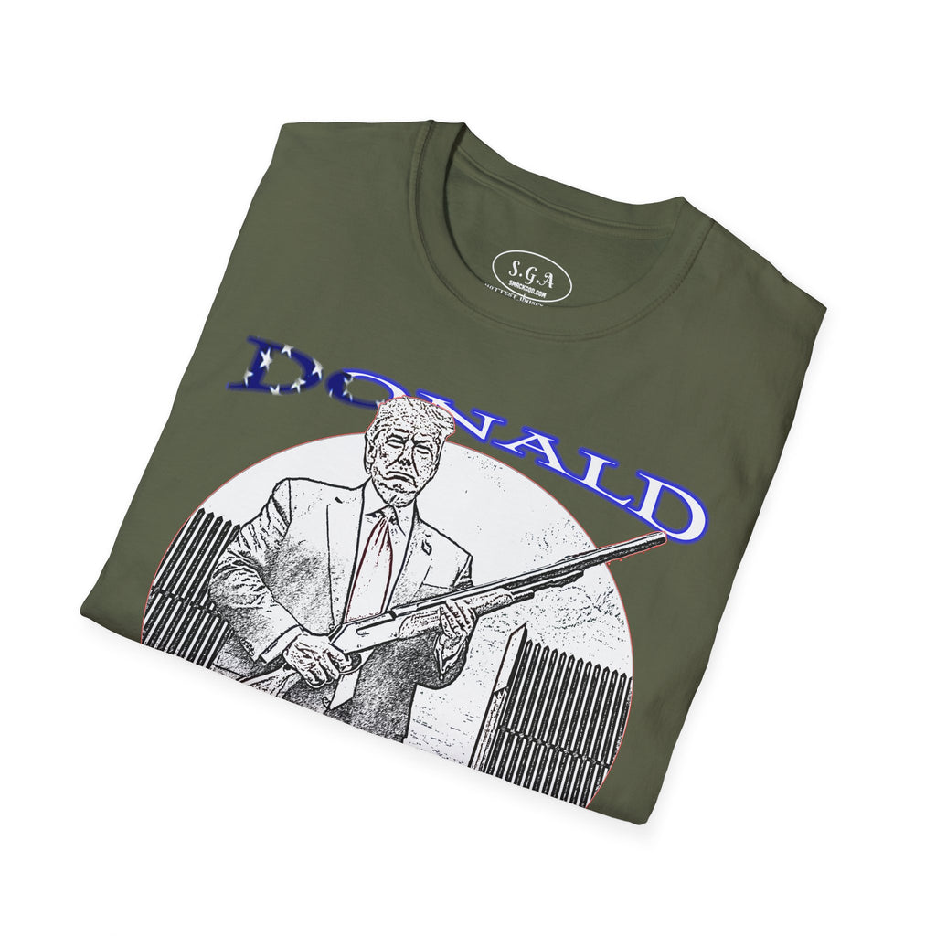 Smack God Apparel “Trump Shotgun Energy” Graphic T-Shirt – Bold Political Streetwear Tee | Patriotic Statement Shirt | Viral Graphic Tee