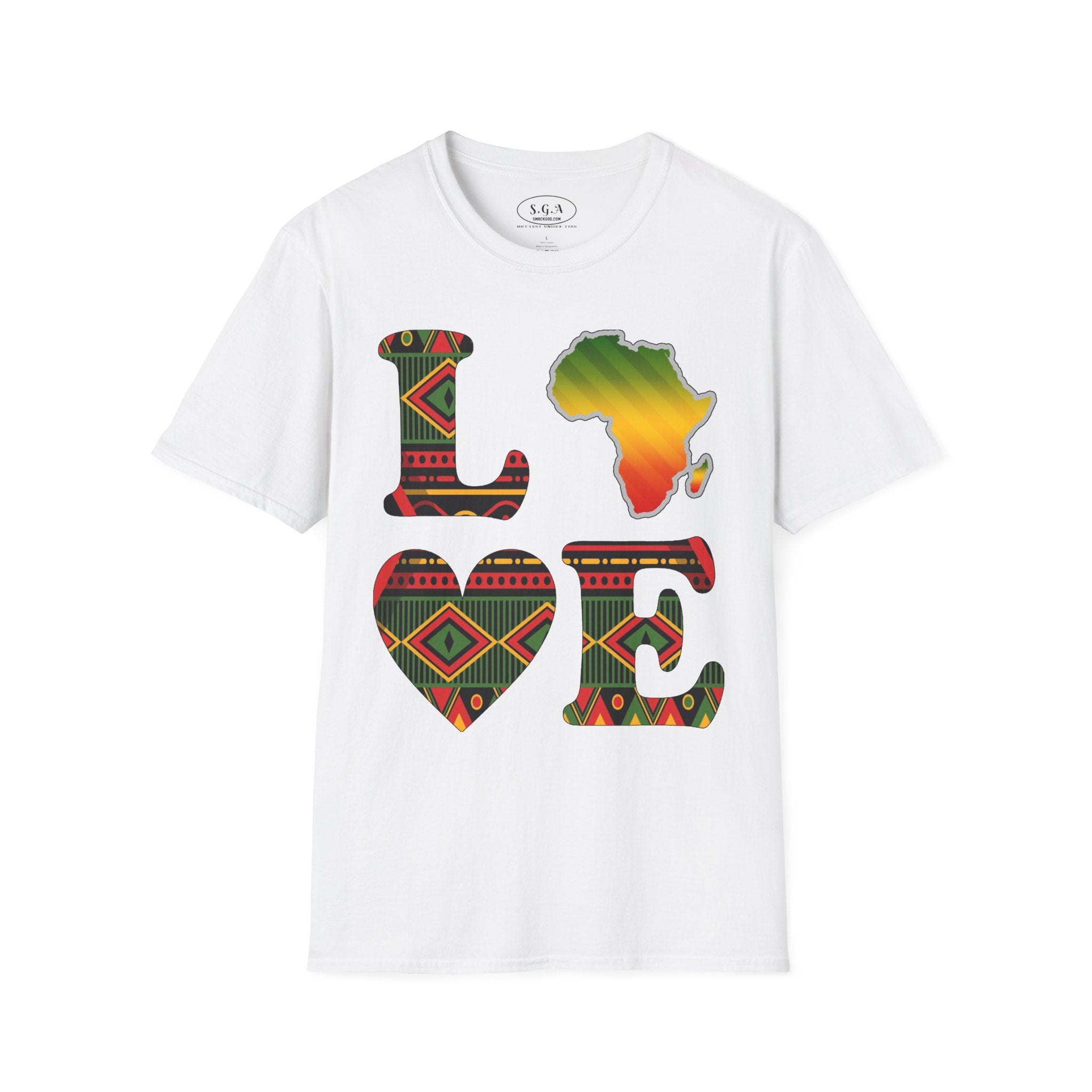 Love Africa T-Shirt – Smack God Apparel Afrocentric Graphic Tee | African Pride Streetwear Shirt | Cultural Urban T-shirt