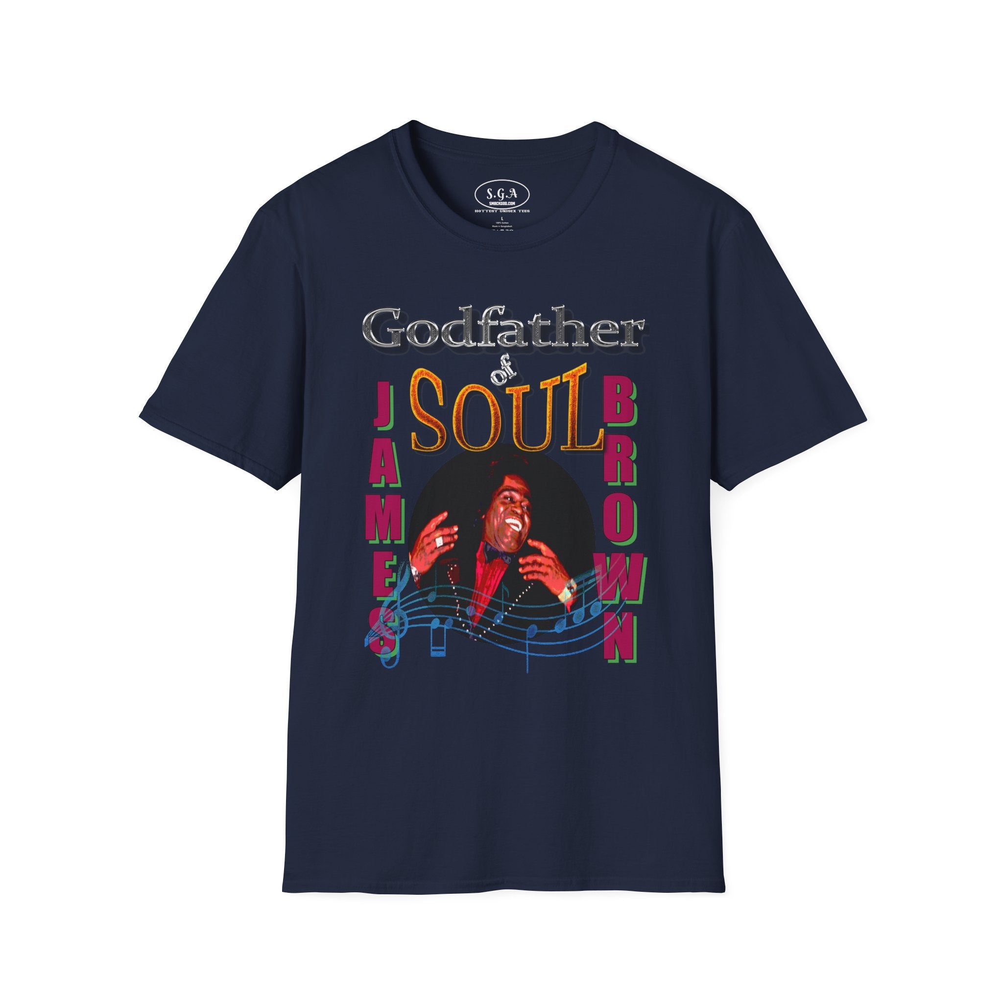James Brown “Godfather of Soul” T-Shirt – Classic Funk Music Graphic Tee | Smack God Apparel Streetwear Shirt | Vintage Soul Legend Tee