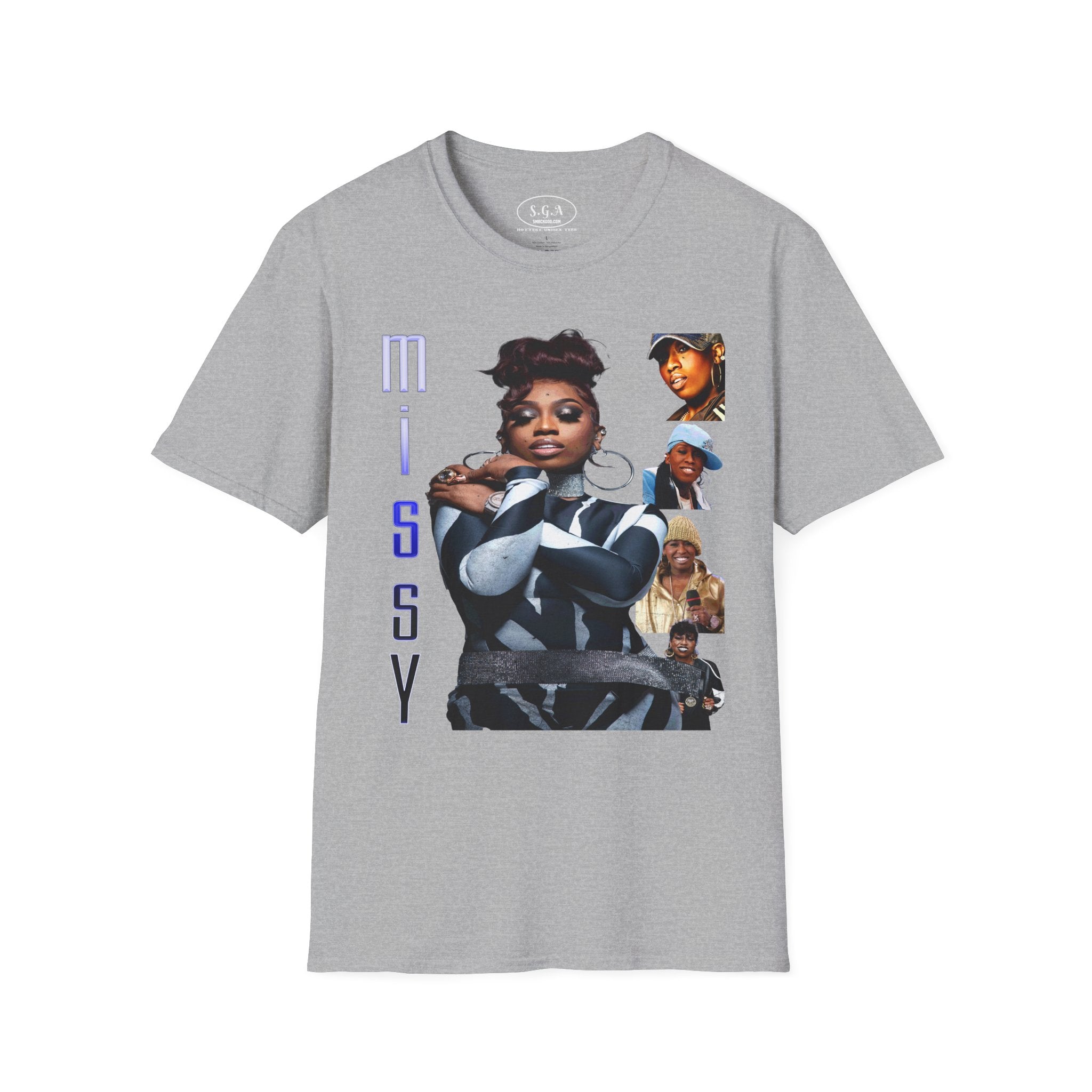 Missy Elliott Graphic T-Shirt – Smack God Apparel Hip Hop Legend Tee | 90s Female Rap Icon Shirt | Urban Streetwear TShirt