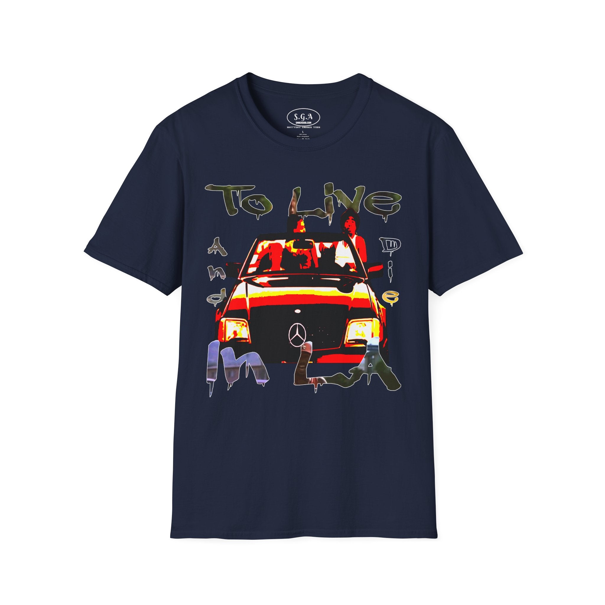 To Live and Die in LA T-Shirt – West Coast Hip Hop Graphic Tee | Los Angeles Streetwear Shirt | Smack God Apparel