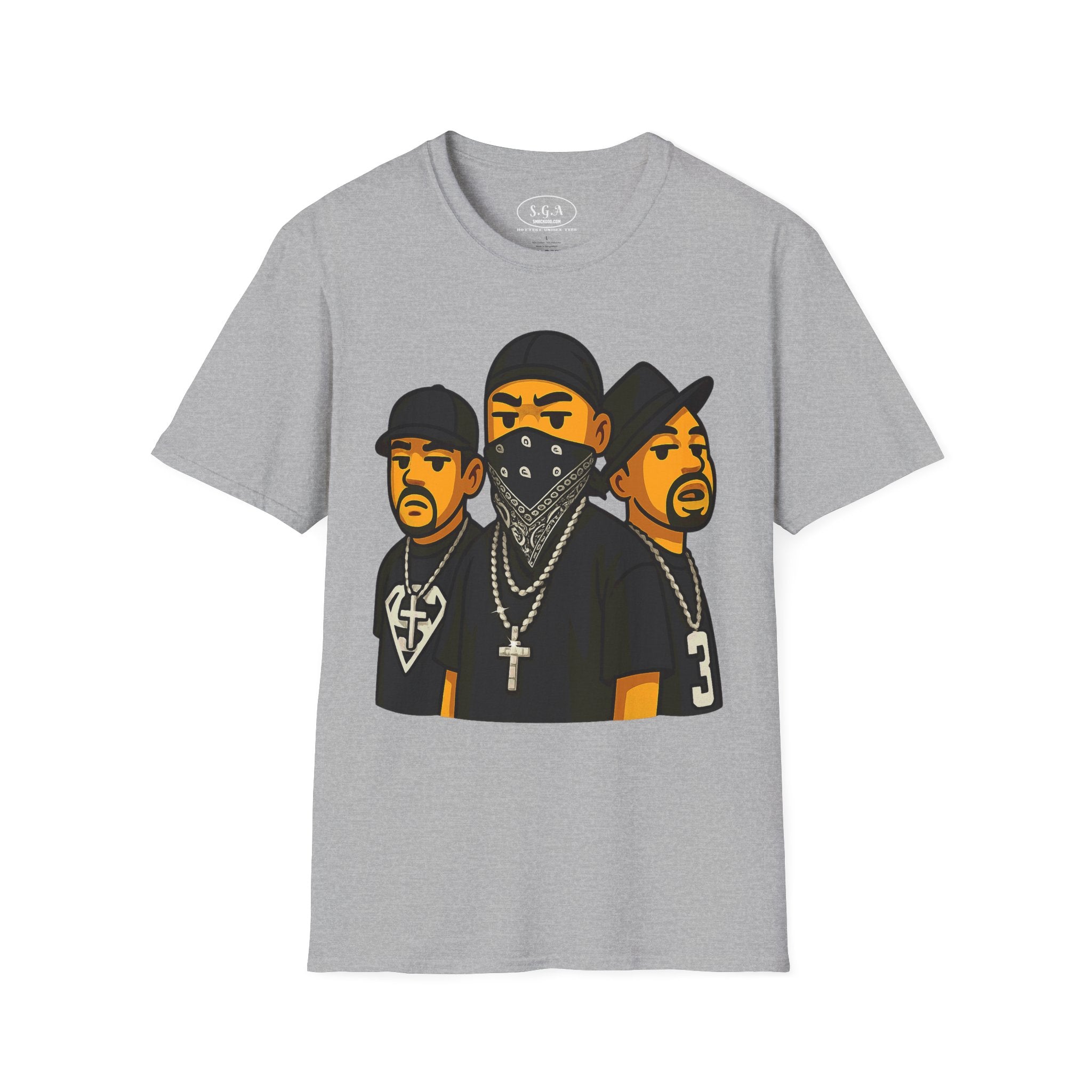 The Unit Streetwear Graphic T-Shirt – Urban Loyalty Cartoon Tee | Hip Hop Style Group Shirt | Smack God Apparel