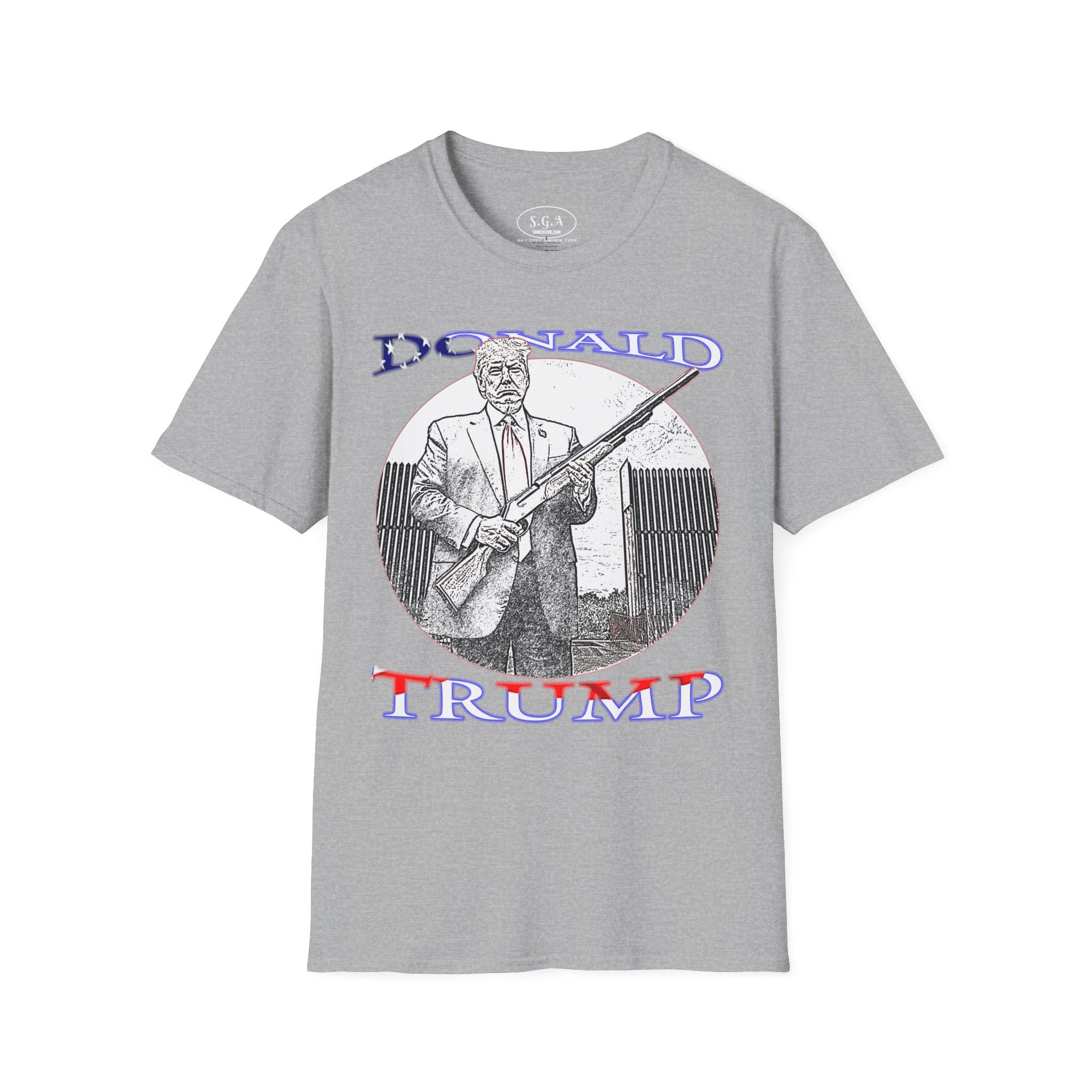 Smack God Apparel “Trump Shotgun Energy” Graphic T-Shirt – Bold Political Streetwear Tee | Patriotic Statement Shirt | Viral Graphic Tee