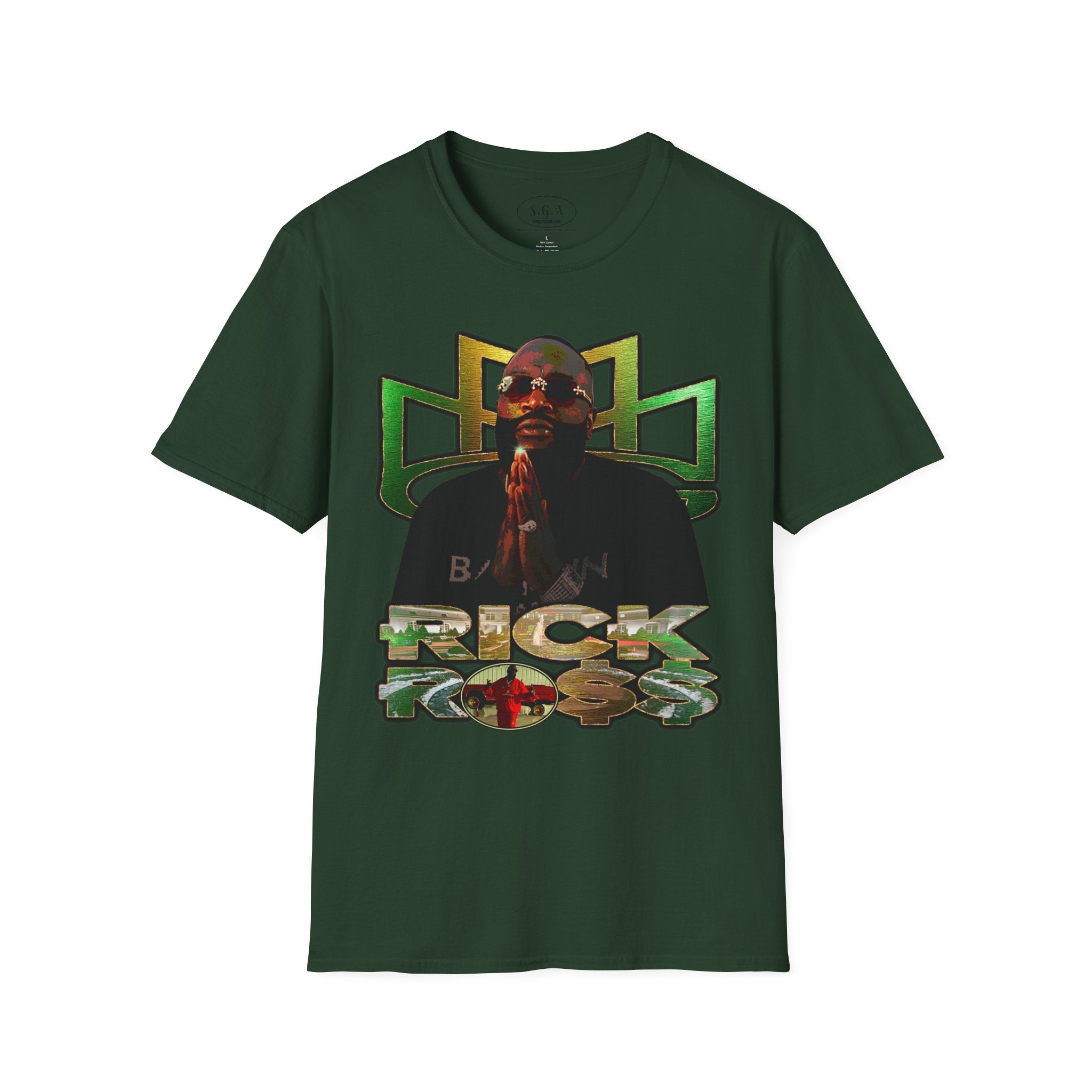 Rick Ross Inspired T-Shirt – Luxury Boss Lifestyle Graphic Tee | Hustle & Wealth Streetwear Shirt | Smack God Apparel