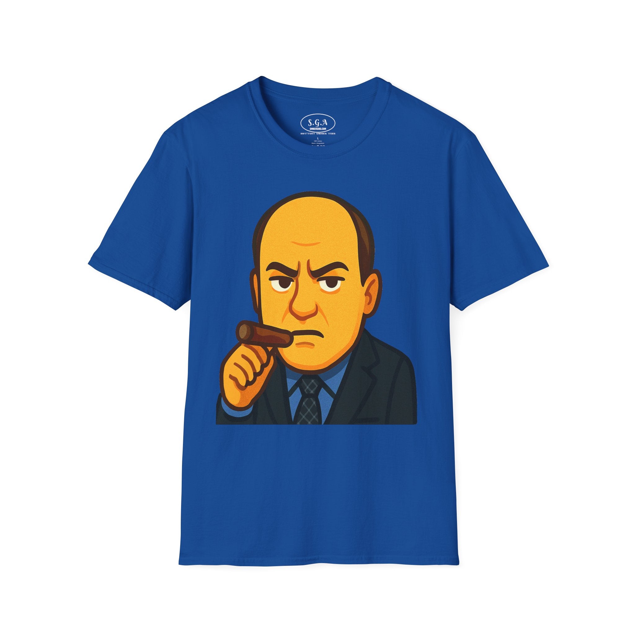 Tony Soprano Inspired Graphic T-Shirt – Mafia Boss Cartoon Tee | Sopranos Style Streetwear Shirt | Smack God Apparel