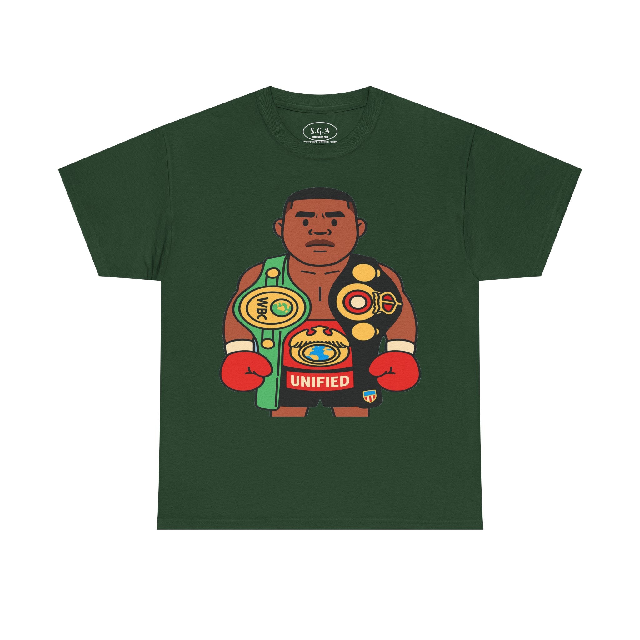 Iron Mike Inspired Boxing Champion T-Shirt – Cartoon Heavyweight Champ Tee | Boxing Streetwear Shirt | Smack God Apparel