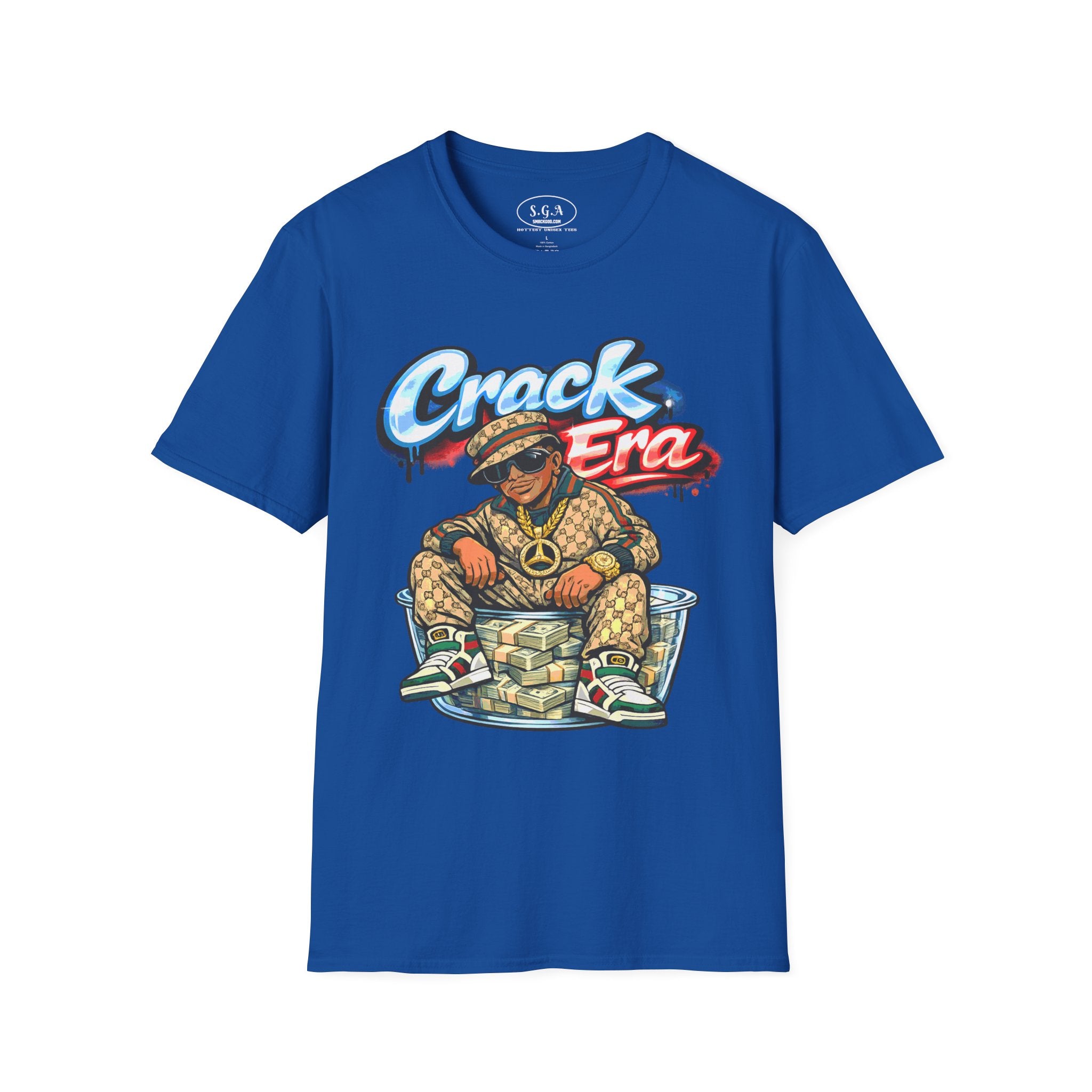 Crack Era Streetwear Shirt – Smack God Apparel | Retro Urban Graphic T-Shirt | Vintage Hip Hop Culture Tee
