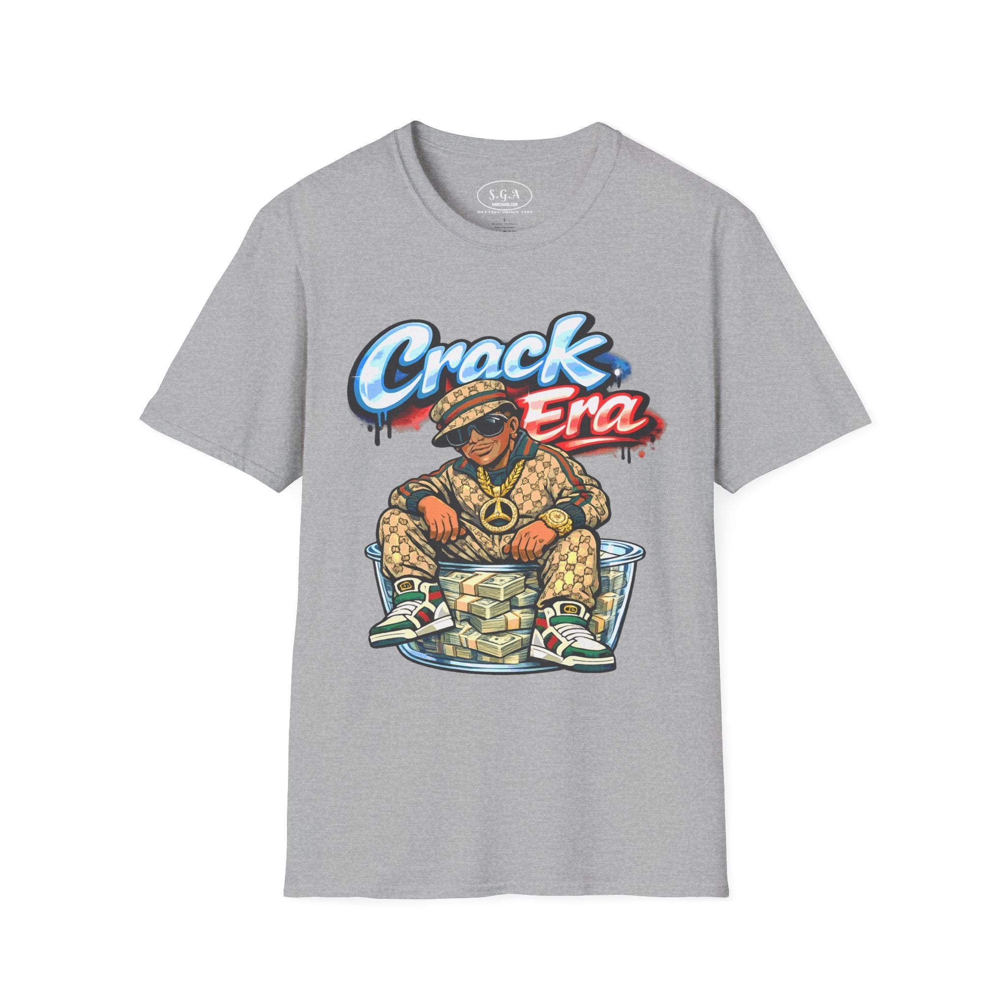 Crack Era Streetwear Shirt – Smack God Apparel | Retro Urban Graphic T-Shirt | Vintage Hip Hop Culture Tee
