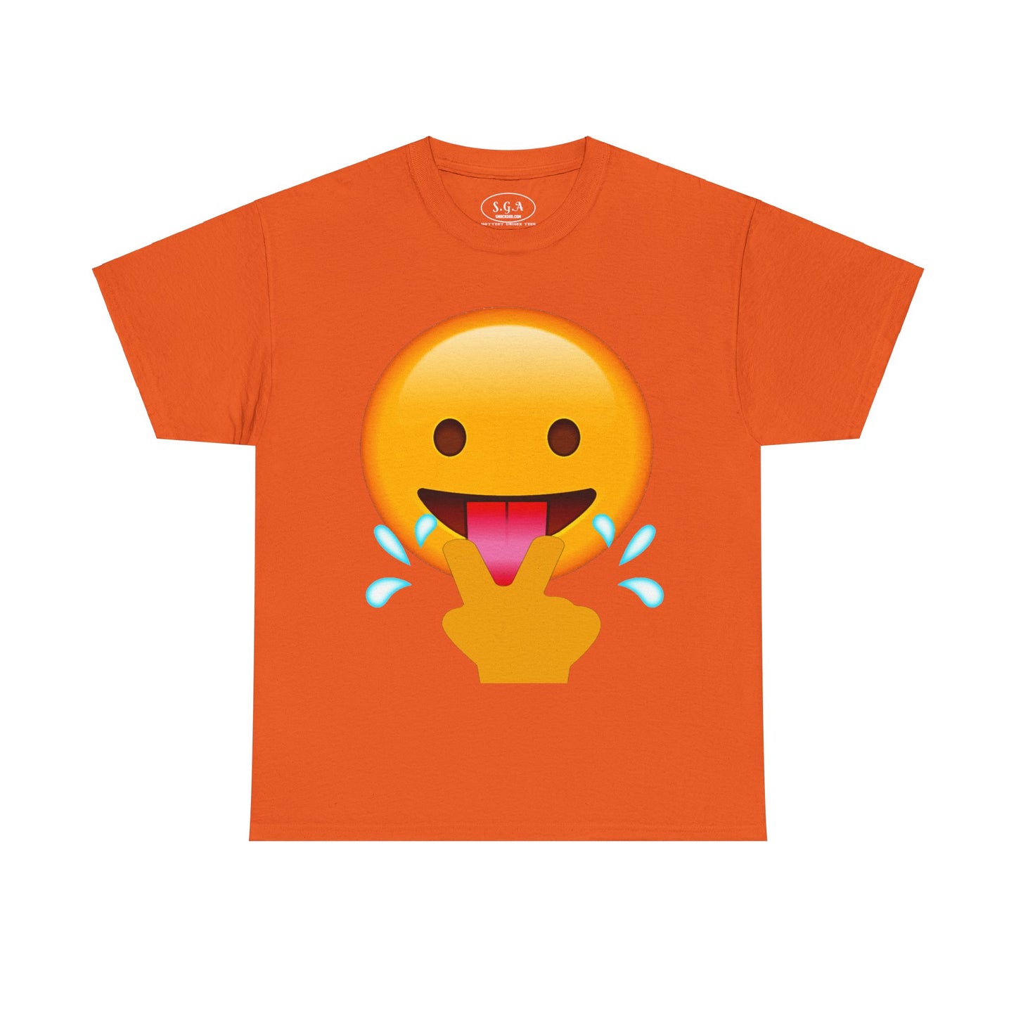 Emoji: How man licks T shirts