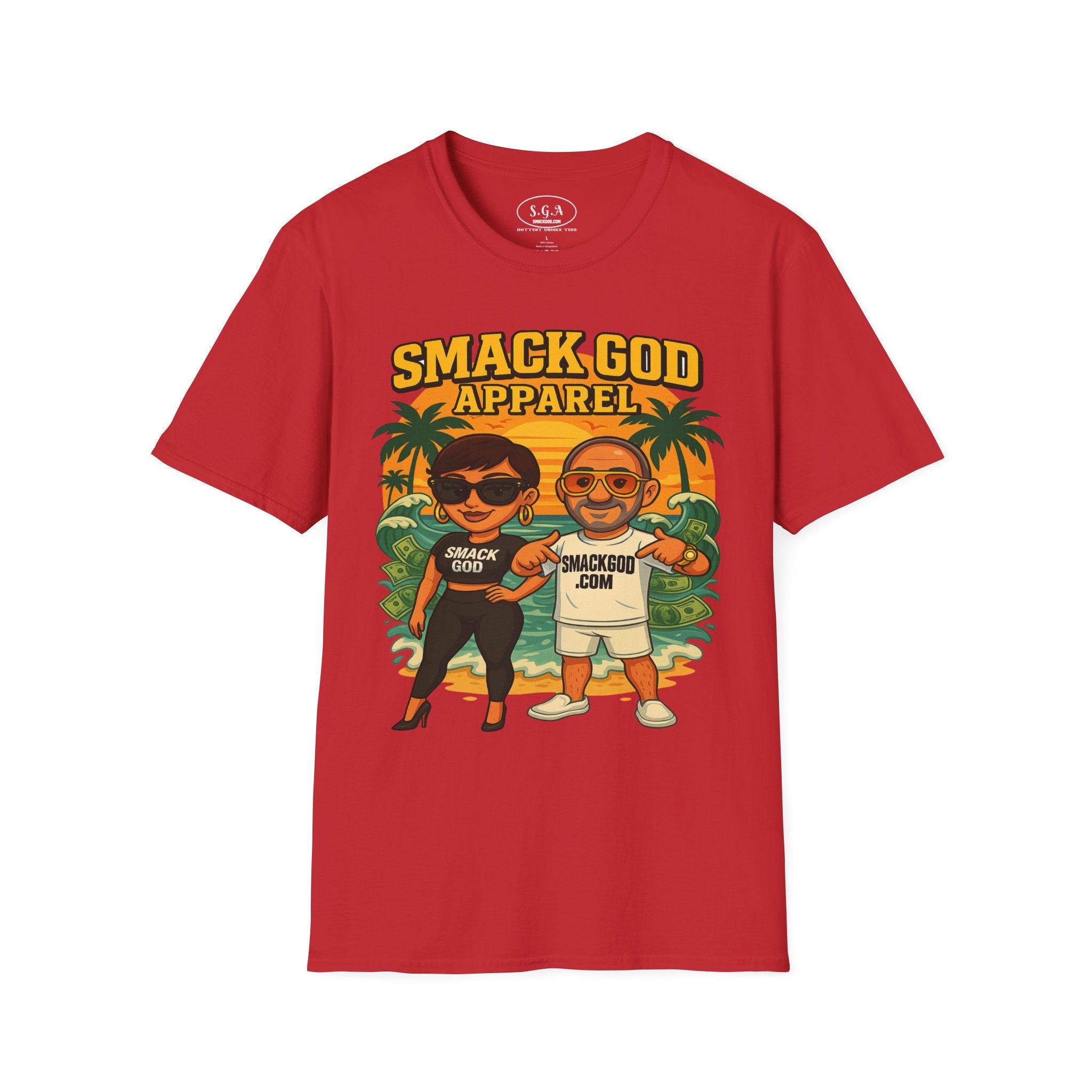Smack God Apparel Beach Logo Shirt – Smack God Apparel | Cartoon Streetwear Graphic T-Shirt | SmackGod.com Lifestyle Tee