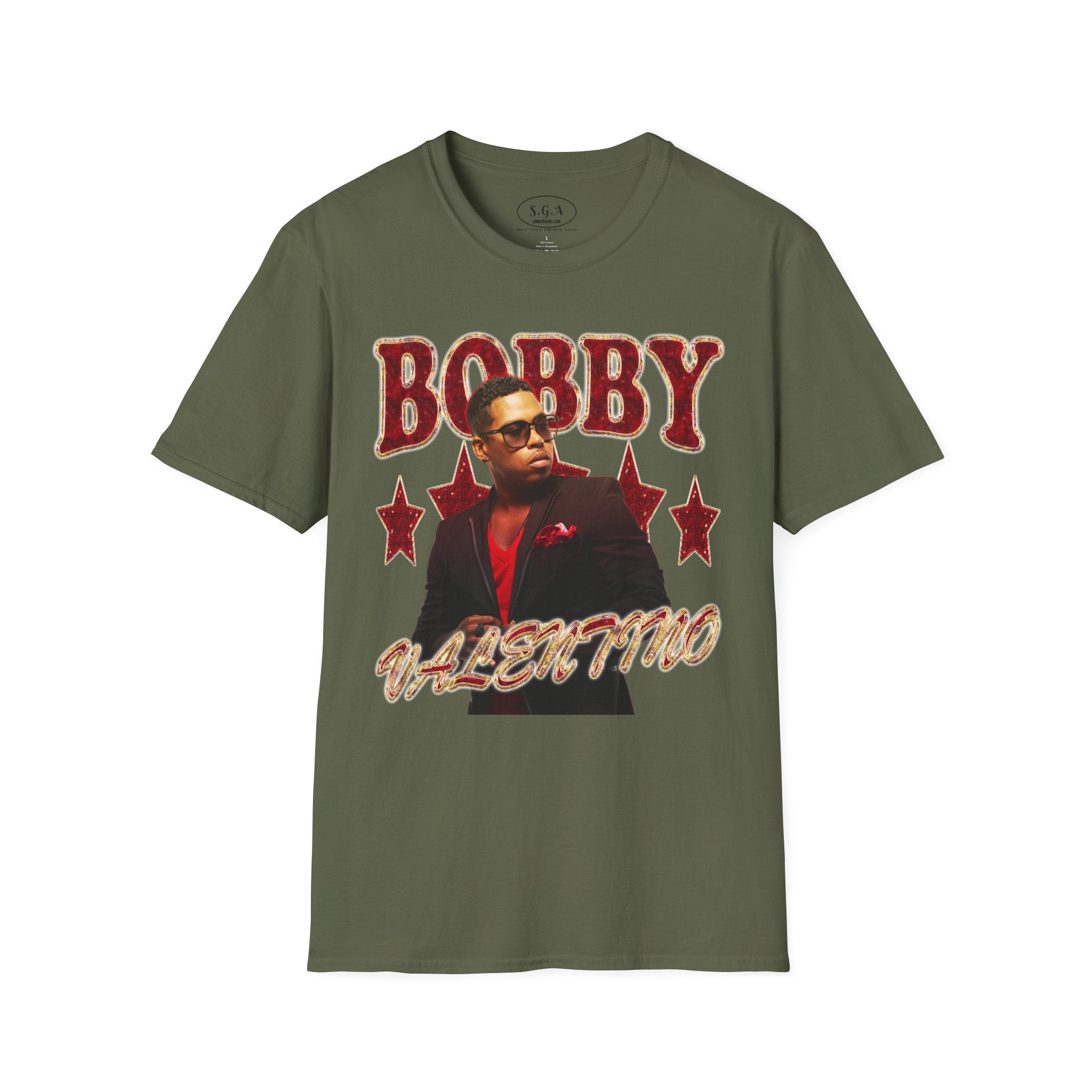 Bobby V Inspired T-Shirt – Smooth R&B Throwback Graphic Tee | 2000s R&B Vibes Shirt | Smack God Apparel