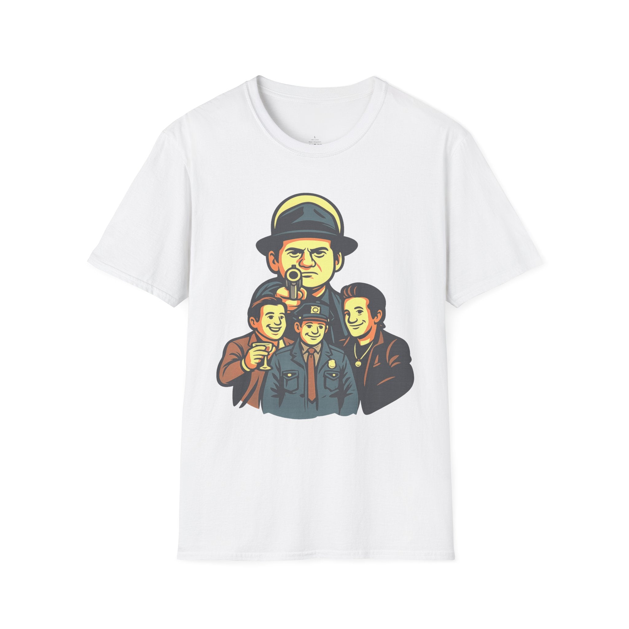 Joe Pesci Inspired Graphic T-Shirt – Classic  Movie Cartoon Tee | Gangster Film Streetwear | Smack God Apparel