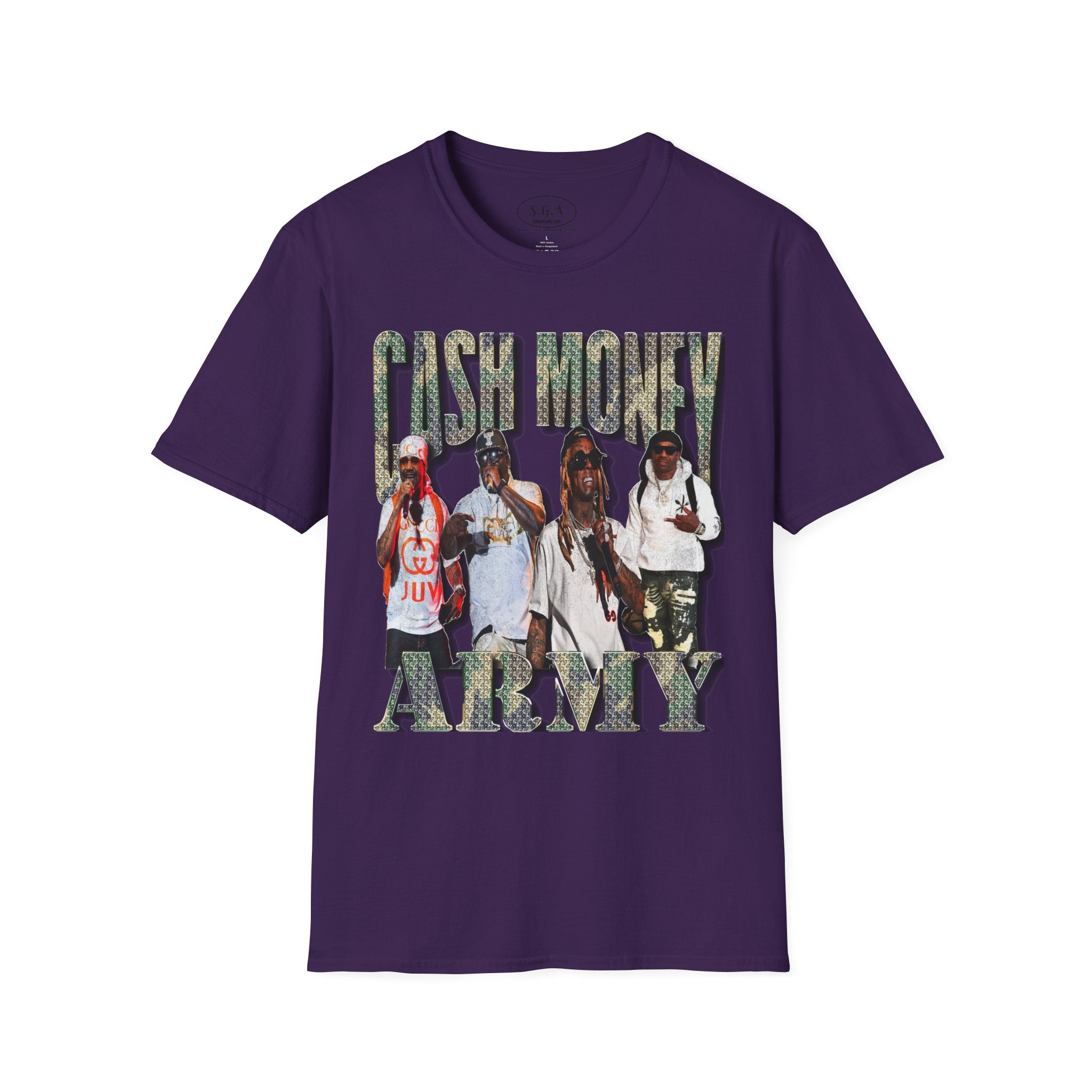 Cash Money Army T-Shirt | Smack God Apparel | Featuring Juvenile, B.G., Turk & Lil Wayne