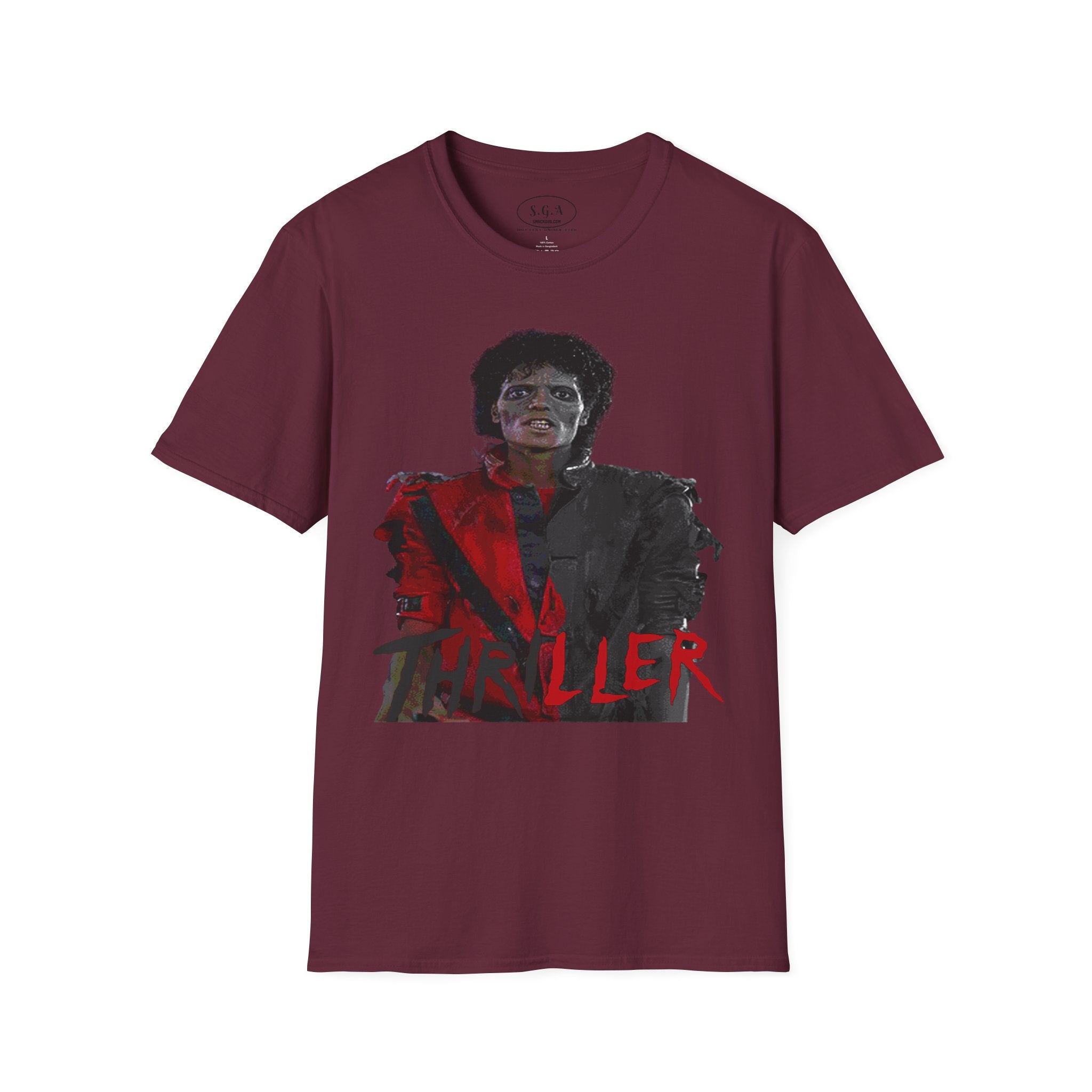Thriller Inspired Graphic T-Shirt – Retro Horror Pop Culture Tee | 80s Music Streetwear Shirt | Smack God Apparel