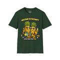 “Welcome to the Party” Pineapple T-Shirt – Luxury Pool Party Graphic Tee | Funny Tropical Nightlife Shirt | Good Vibes Only Tee