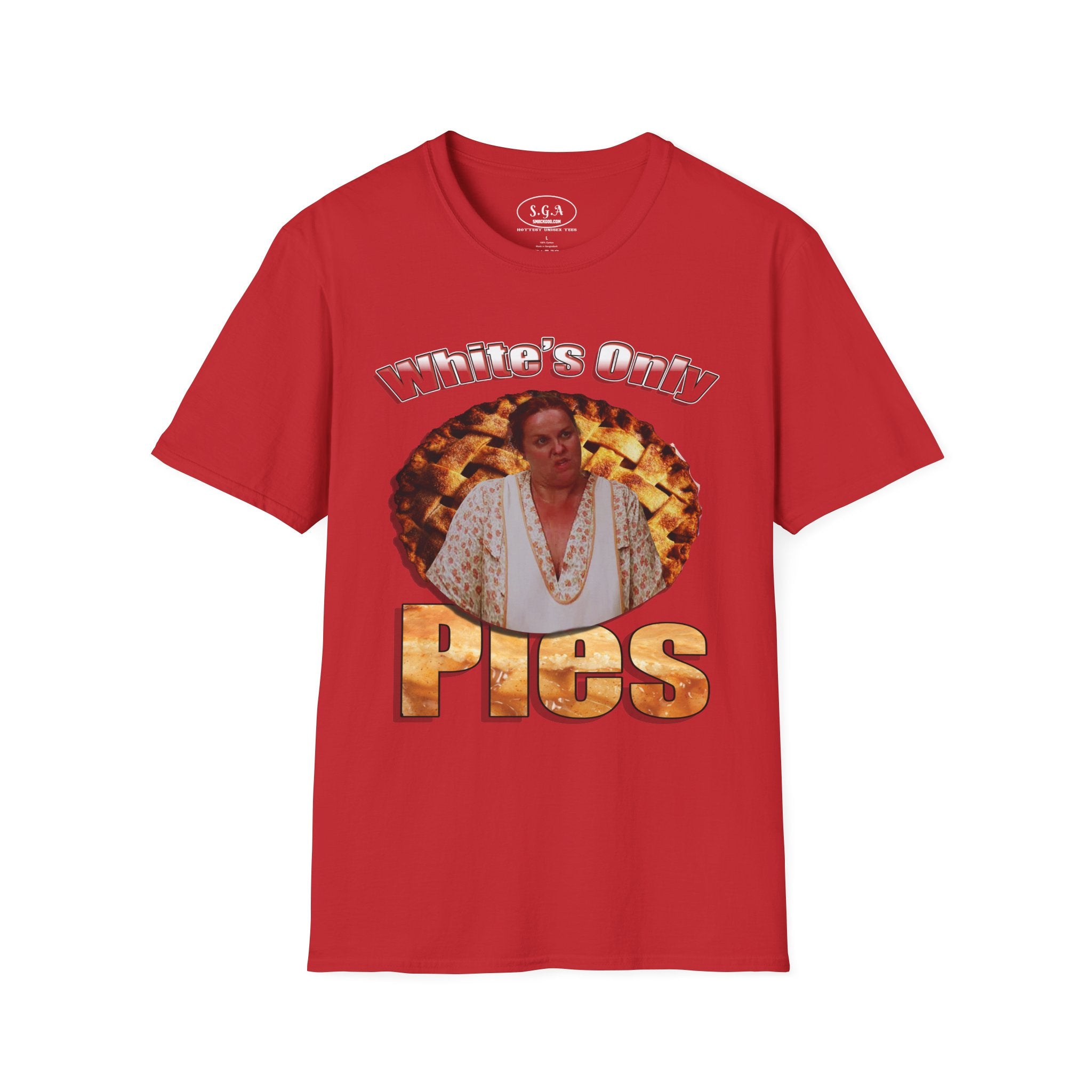 White’s Only Pies T-Shirt – Life Movie Graphic Tee (Eddie Murphy & Martin Lawrence Inspired) | Funny Retro Comedy Shirt | Smack God Apparel
